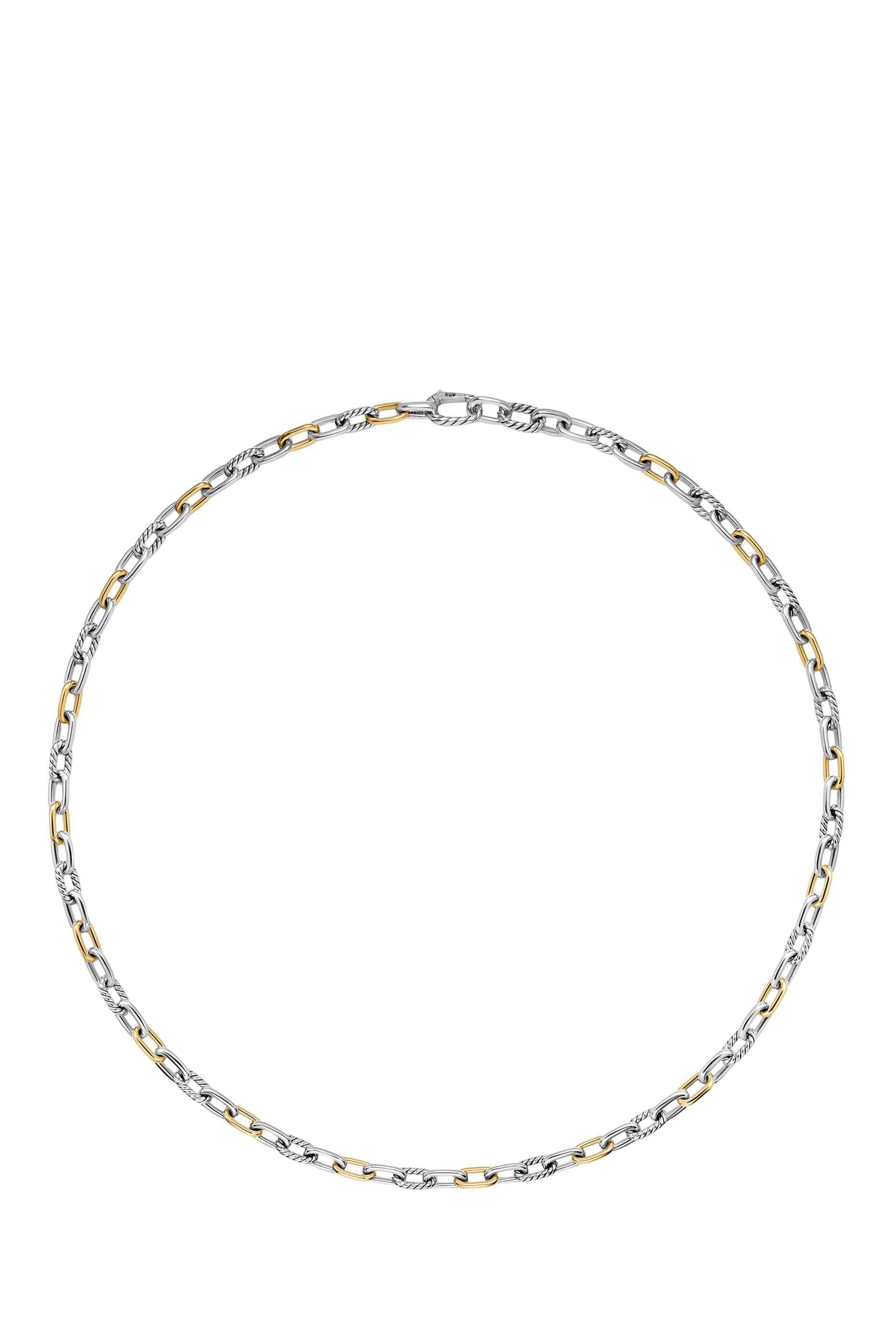 Madison&reg; Chain Necklace, Sterling Silver with 18K Bonded Yellow Gold
