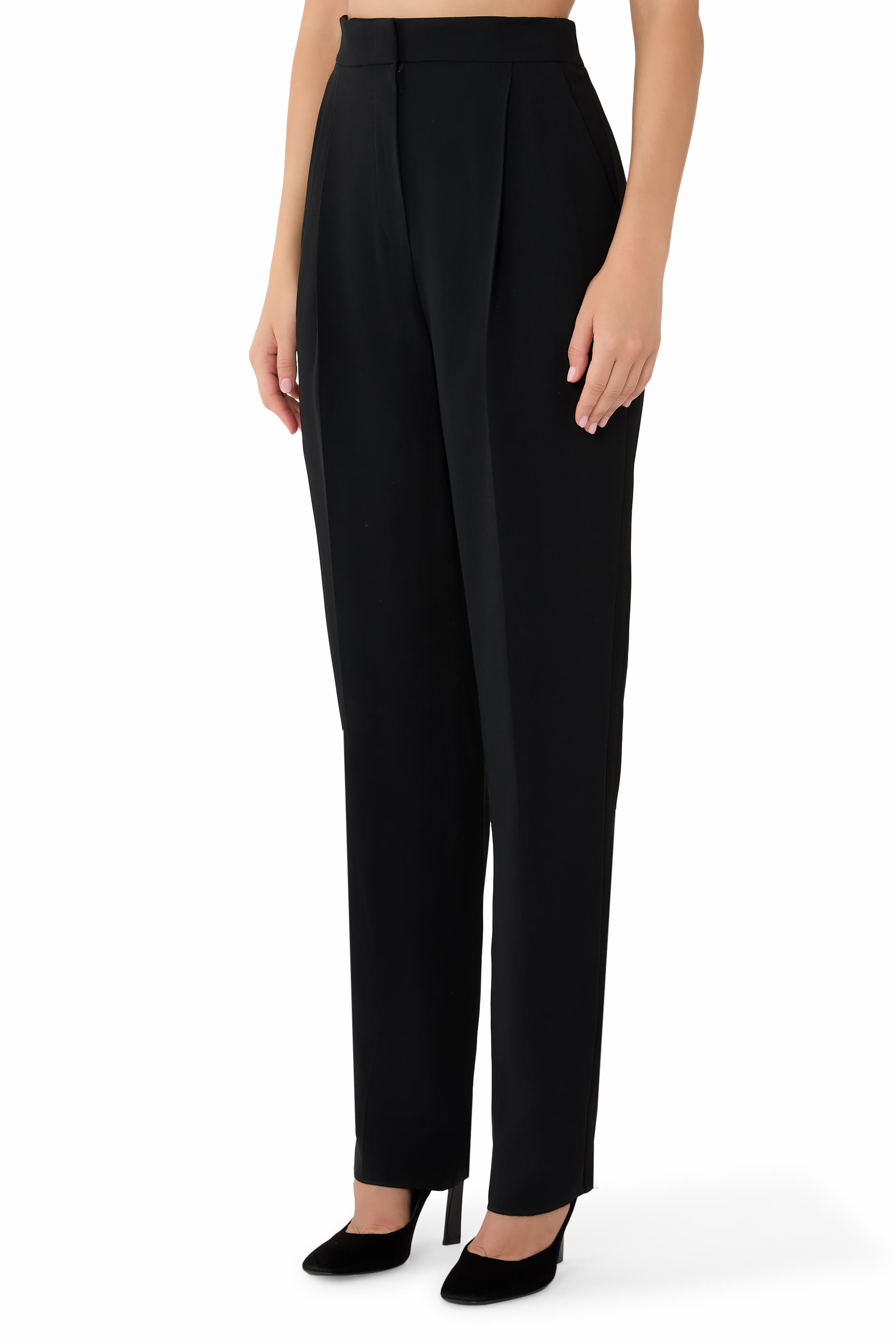 Side Satin Stripe Trousers
