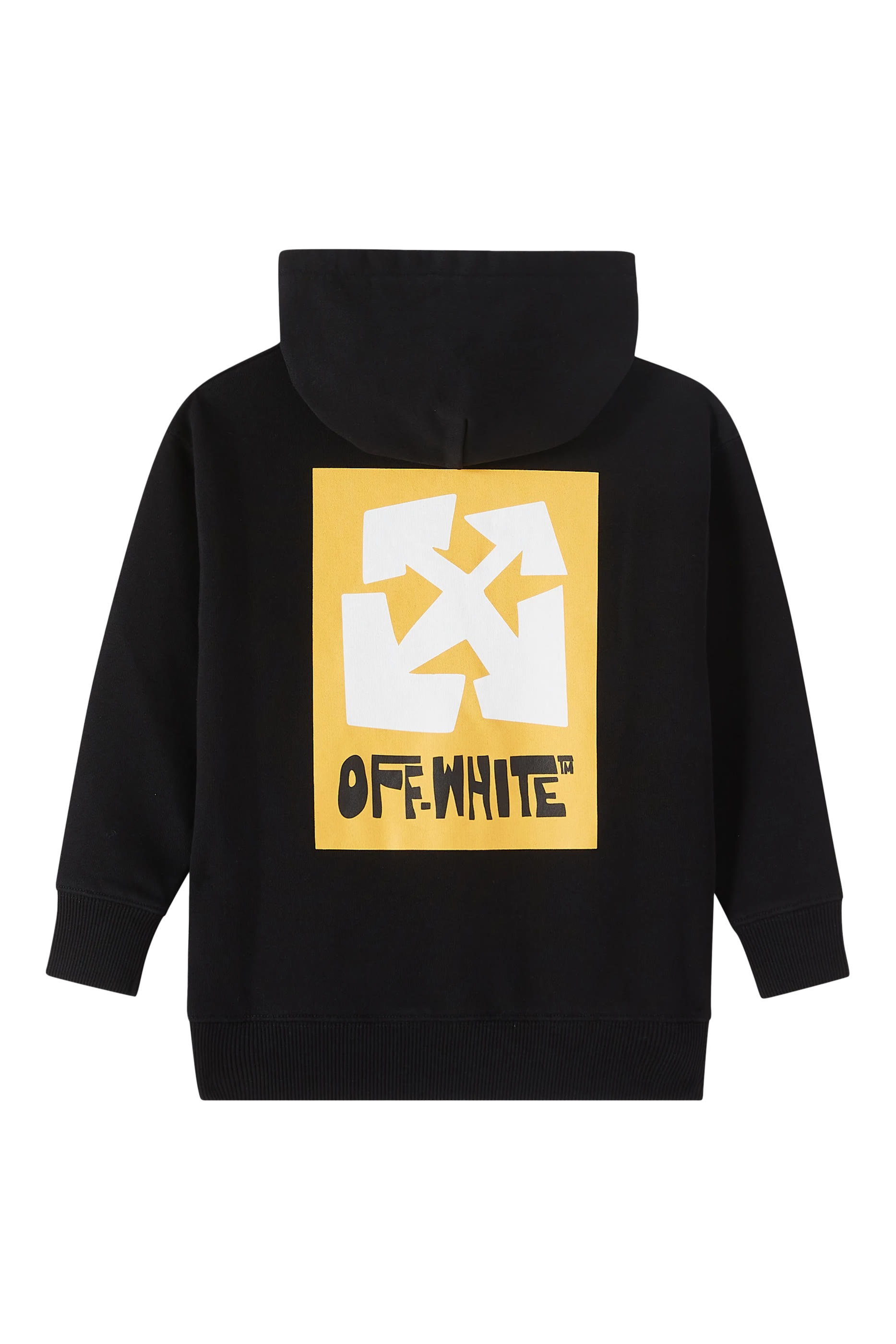 Kids Big Label Graphic Print Hoodie