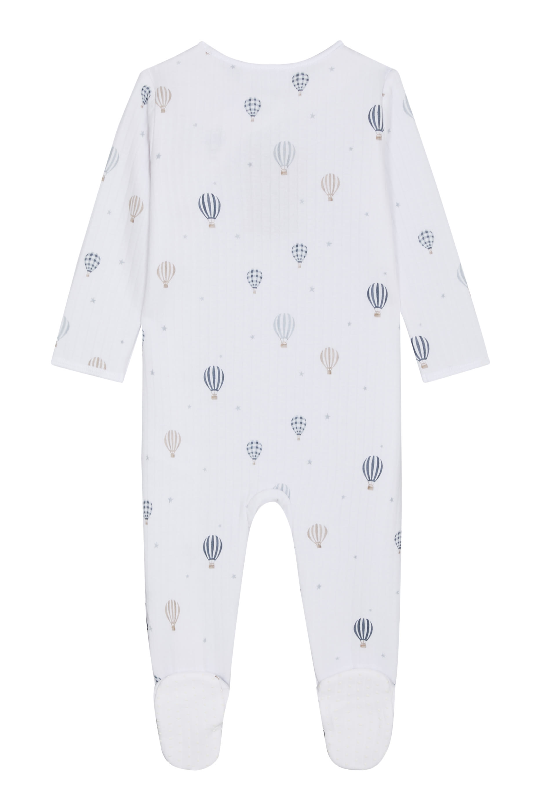 Organic Cotton Blend Hot Air Balloon Sleepsuit