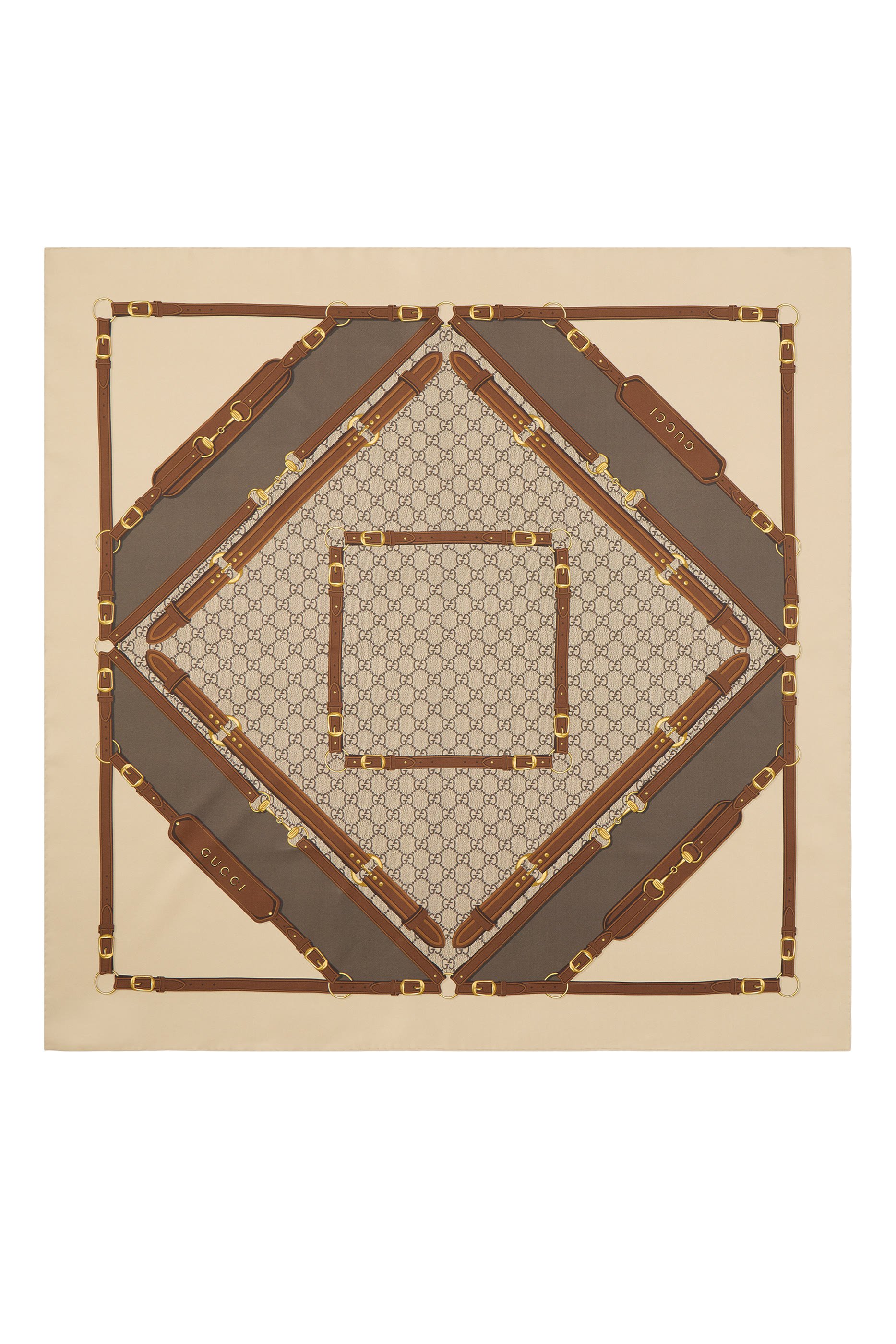 Printed Silk Twill Carré 