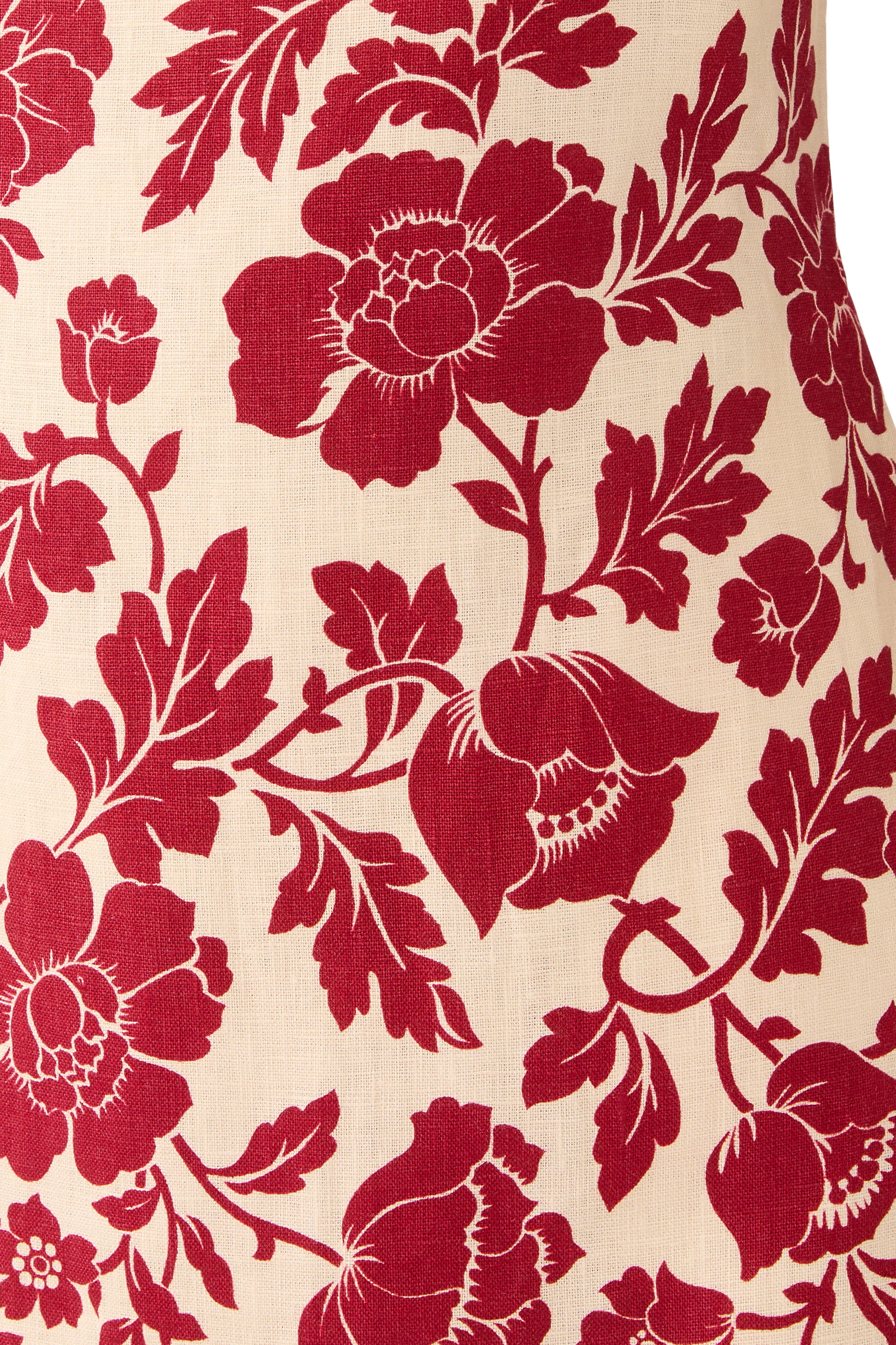 Alice Mini Dress in Scarlet Bloom