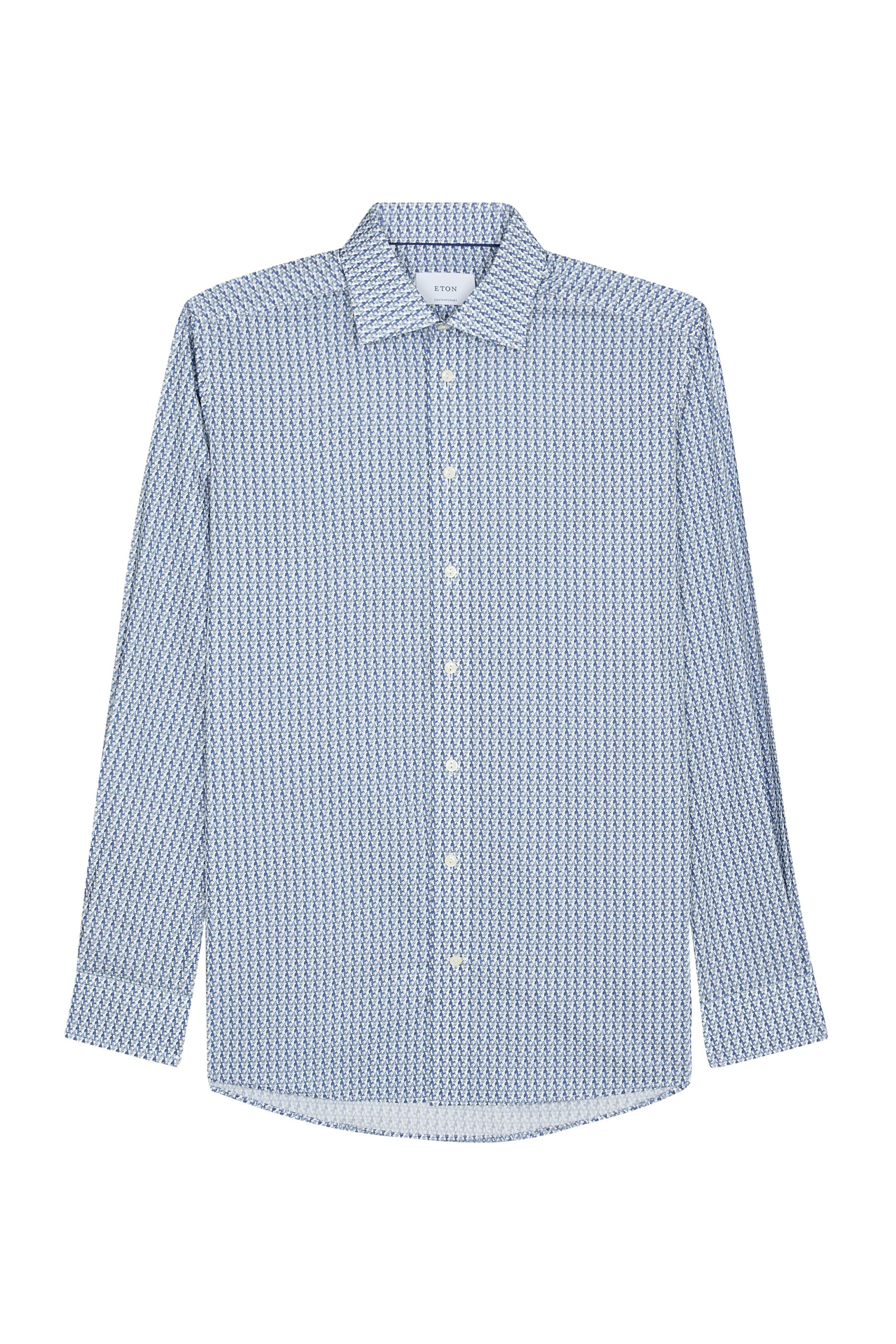 Micro Motif Print Shirt