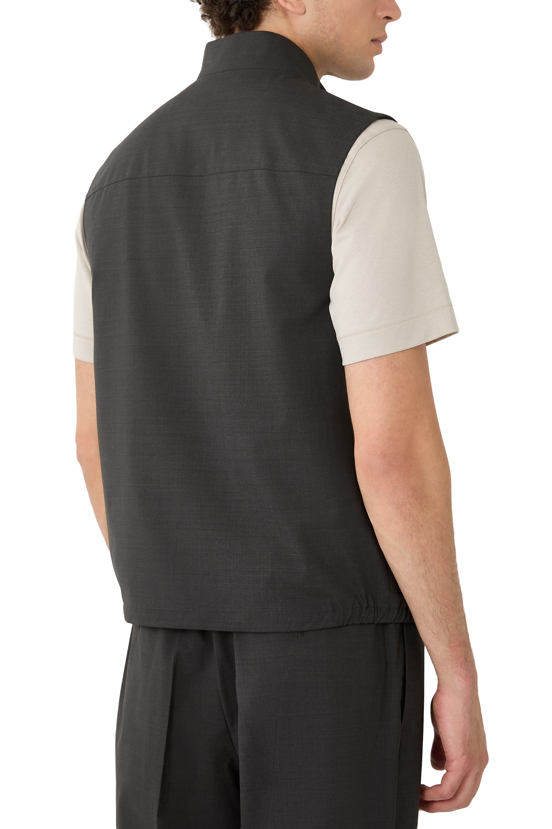 Zip Motion Wool Vest