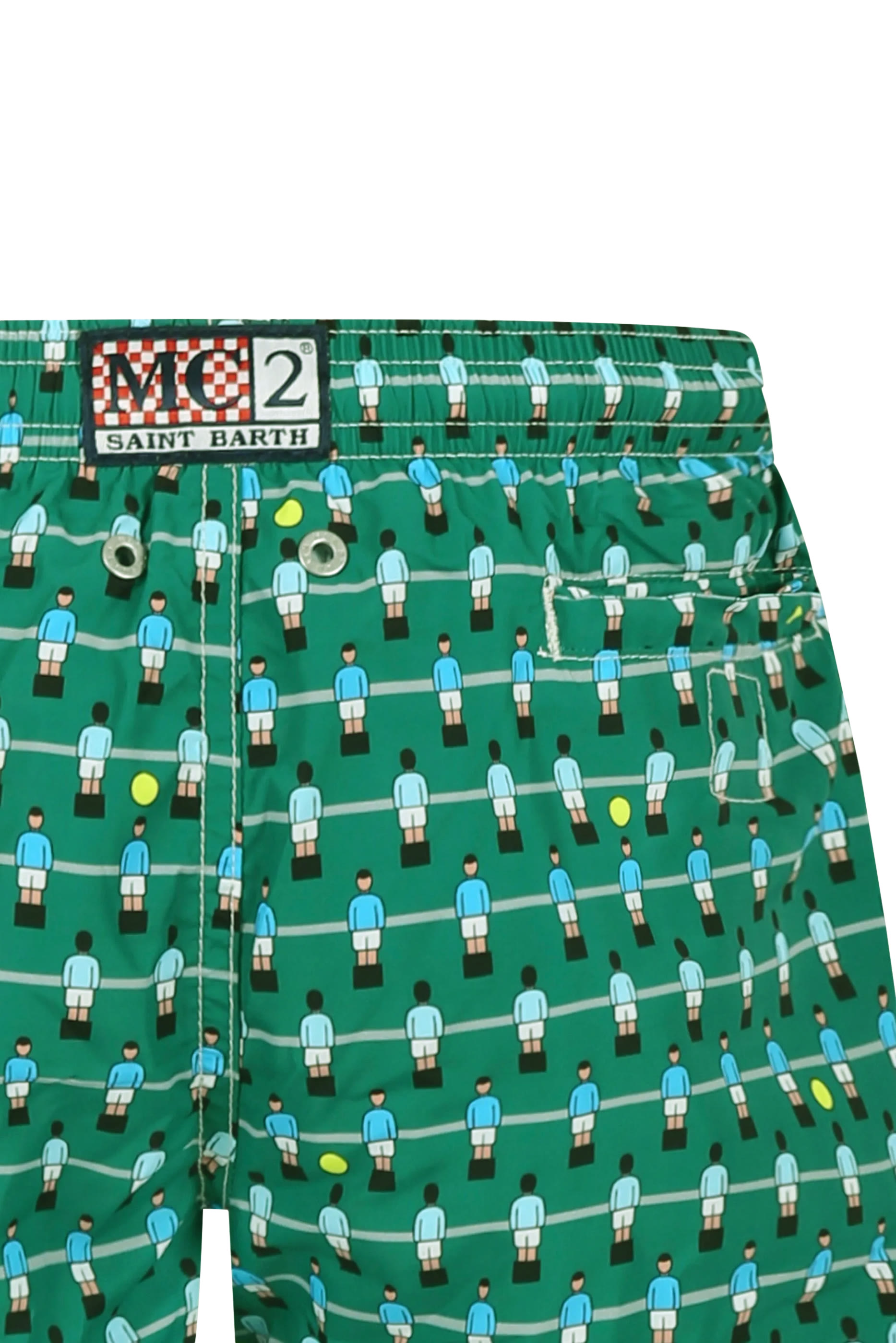 Kids Football Game-Printed Swim Shorts