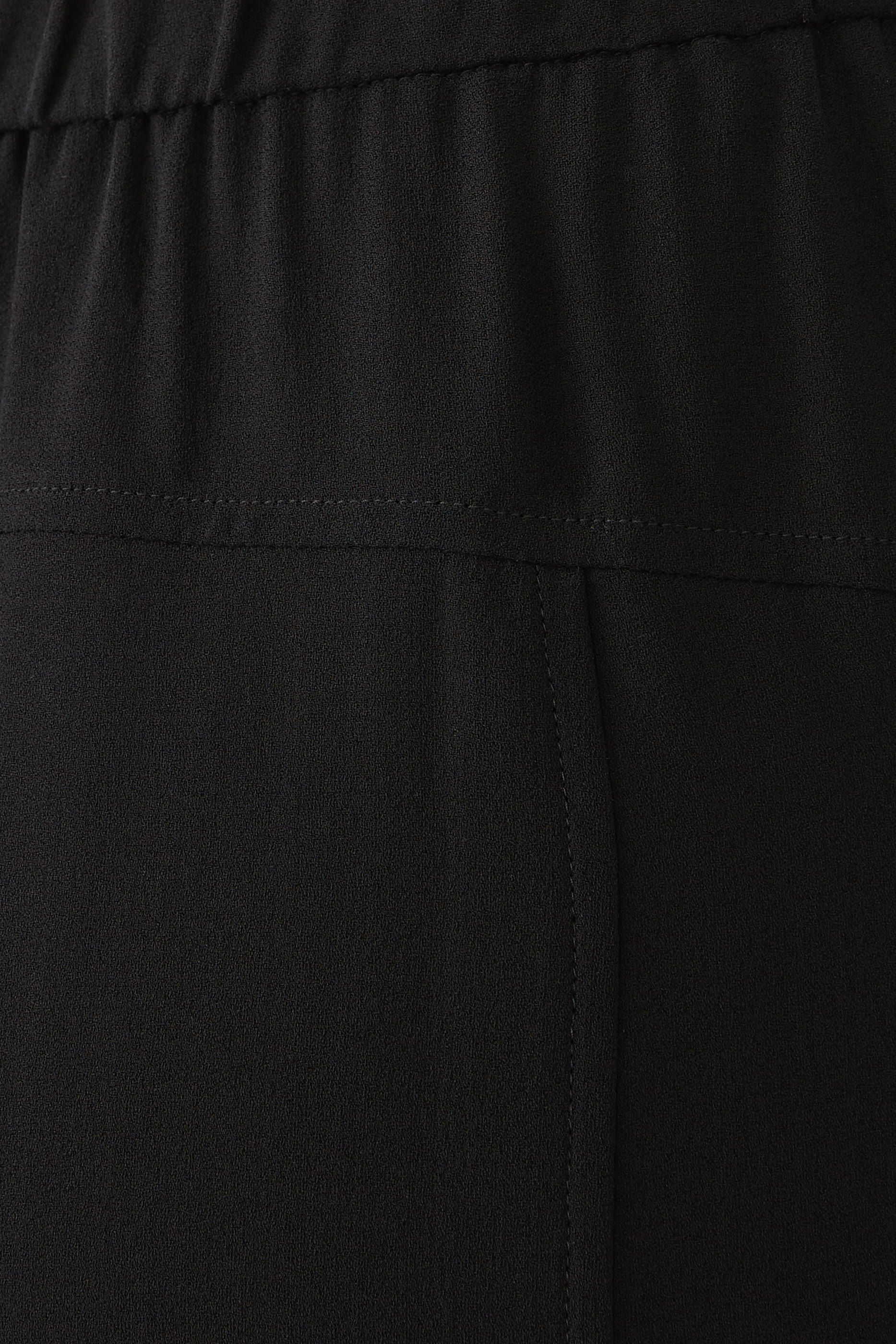 Silk Georgette Crepe Lantern Pants