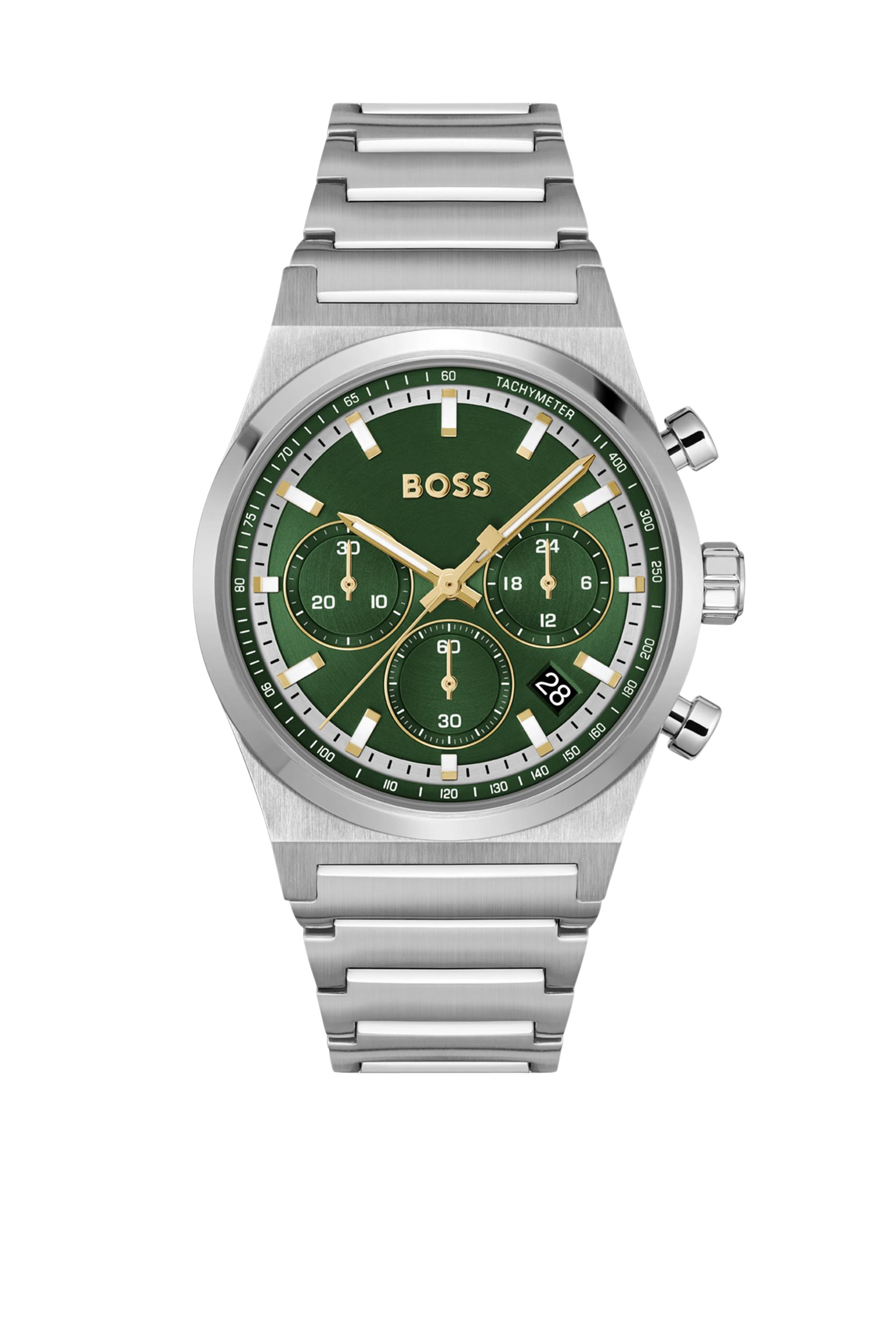 Candor Chrono Green Dial Chronograph Watch
