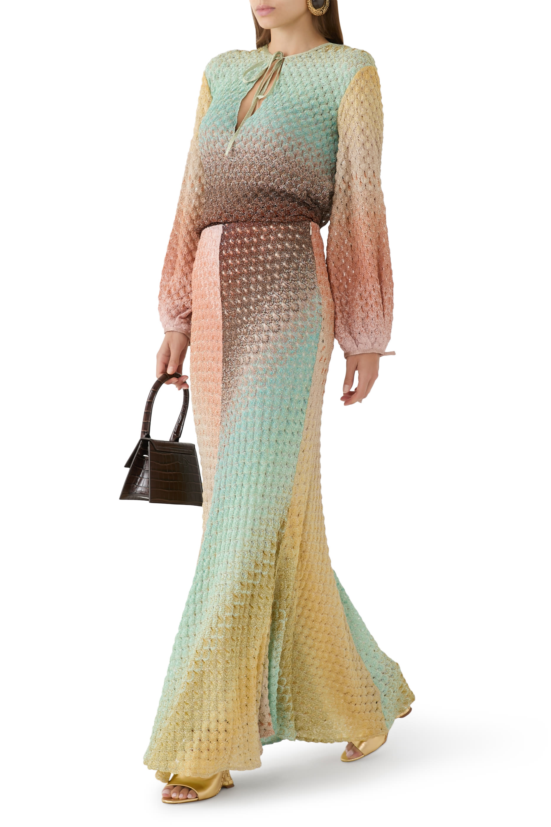 Ombre Degrade Lace Top