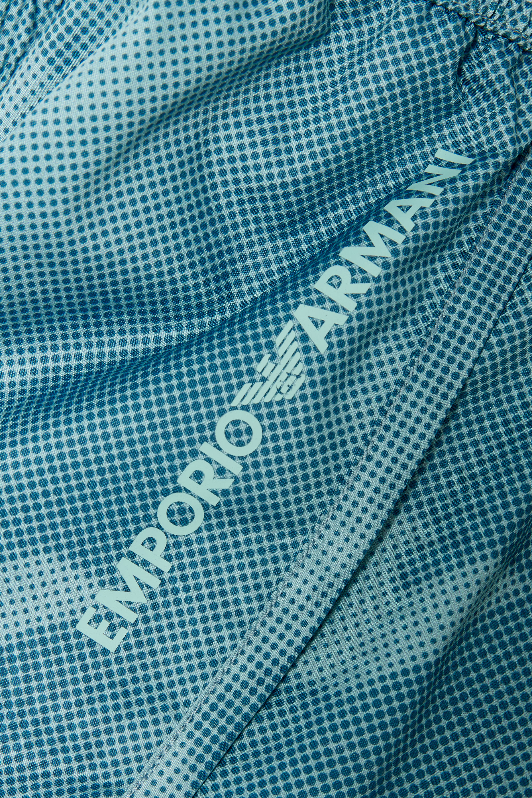 Kids All-Over Eagle Logo Nylon Swim Trunks