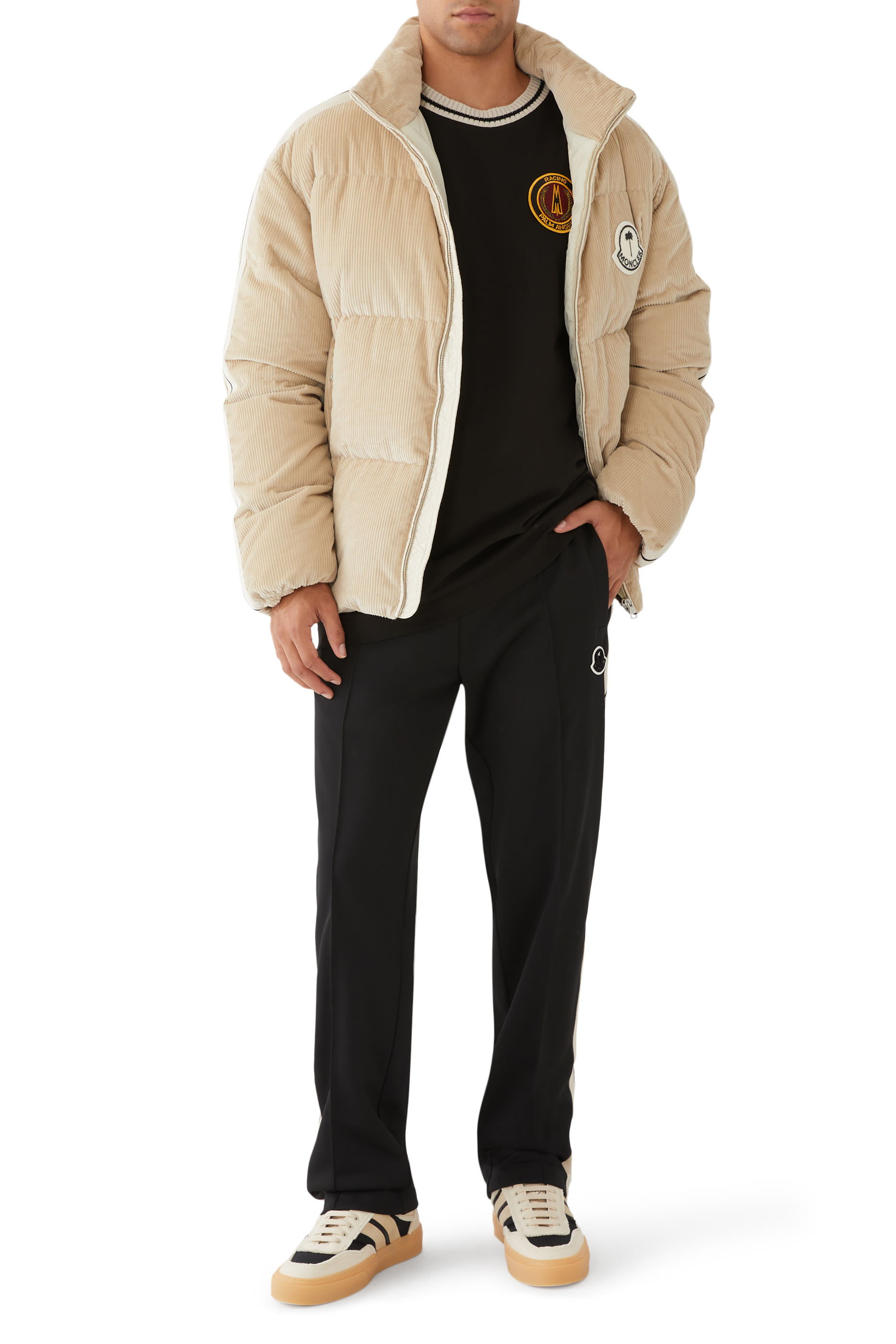 Racing-Inspired Patch T-Shirt