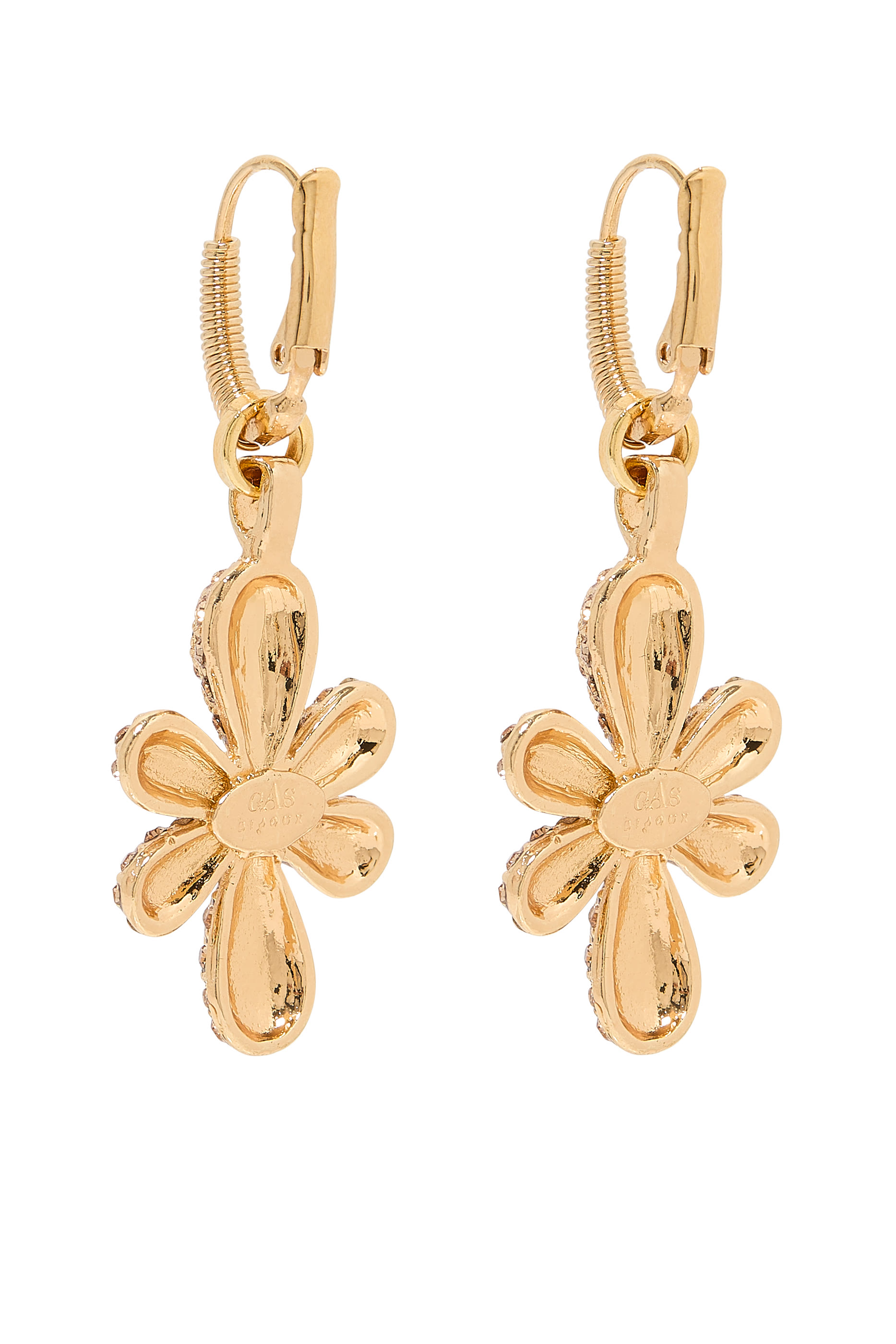 Tao Agapa Earrings, Gold-Plated Brass