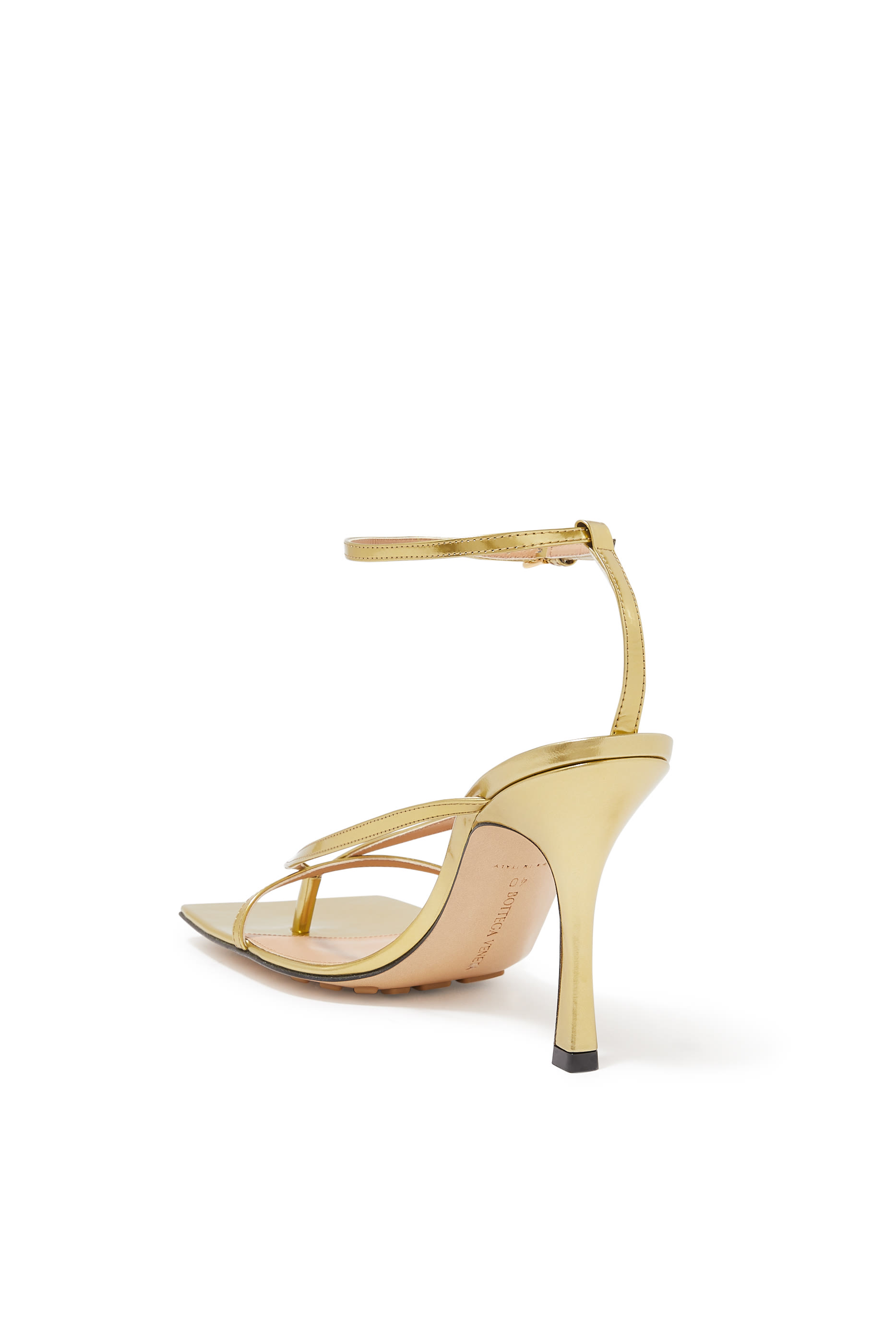 Stretch Strap 90 Leather Sandals