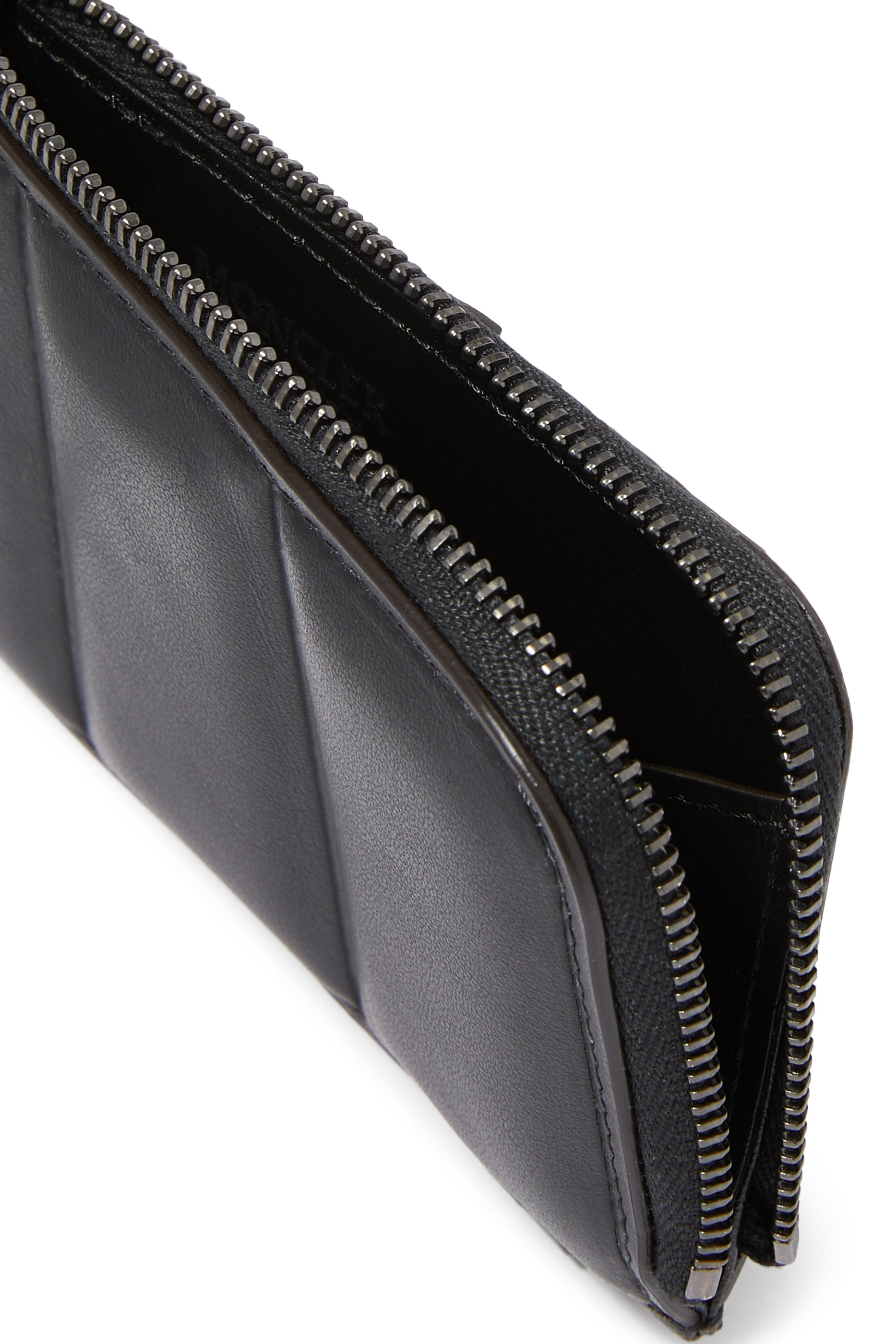 Doudoune Quilted Leather Card Holder