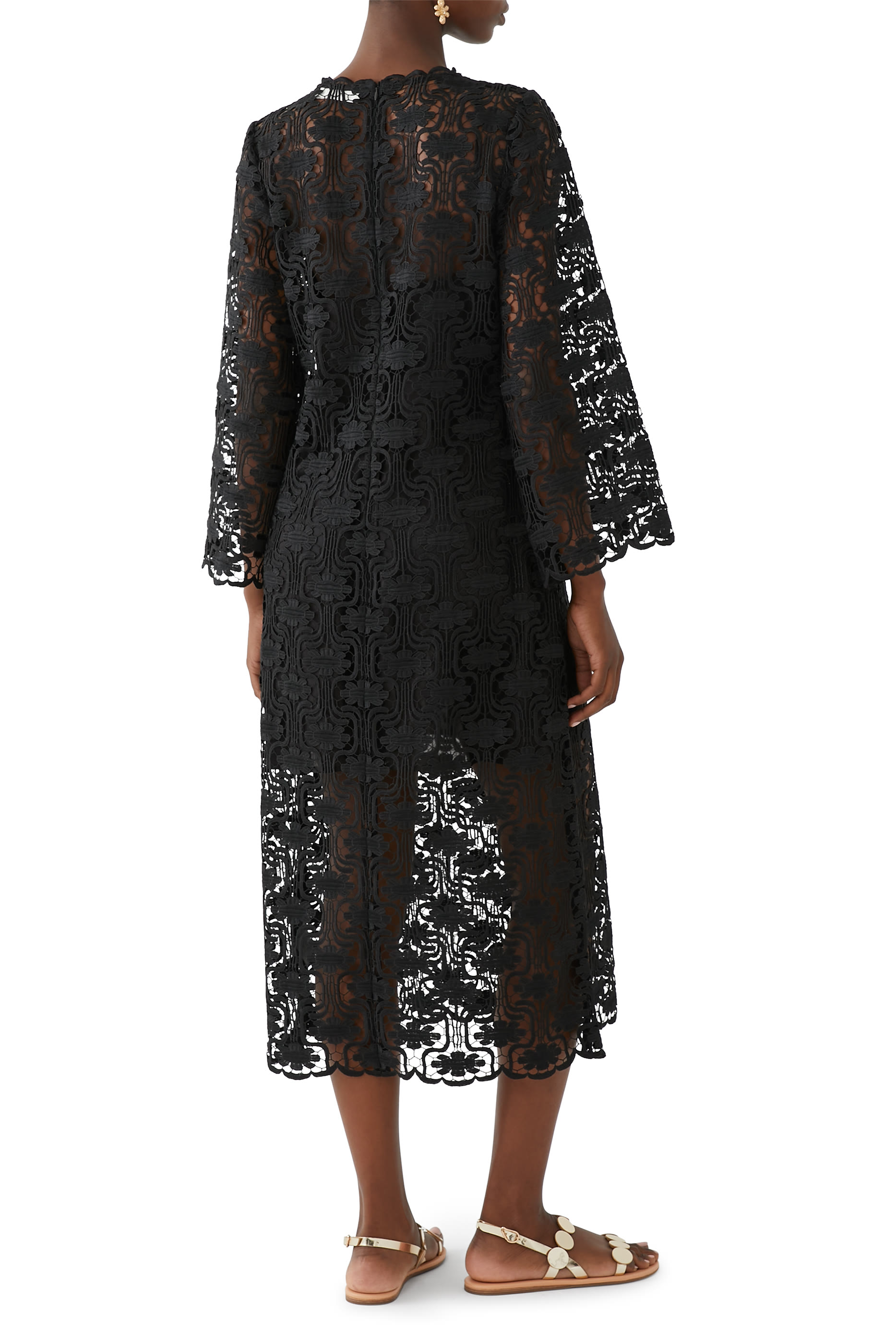 Maxine Lace Midi Dress