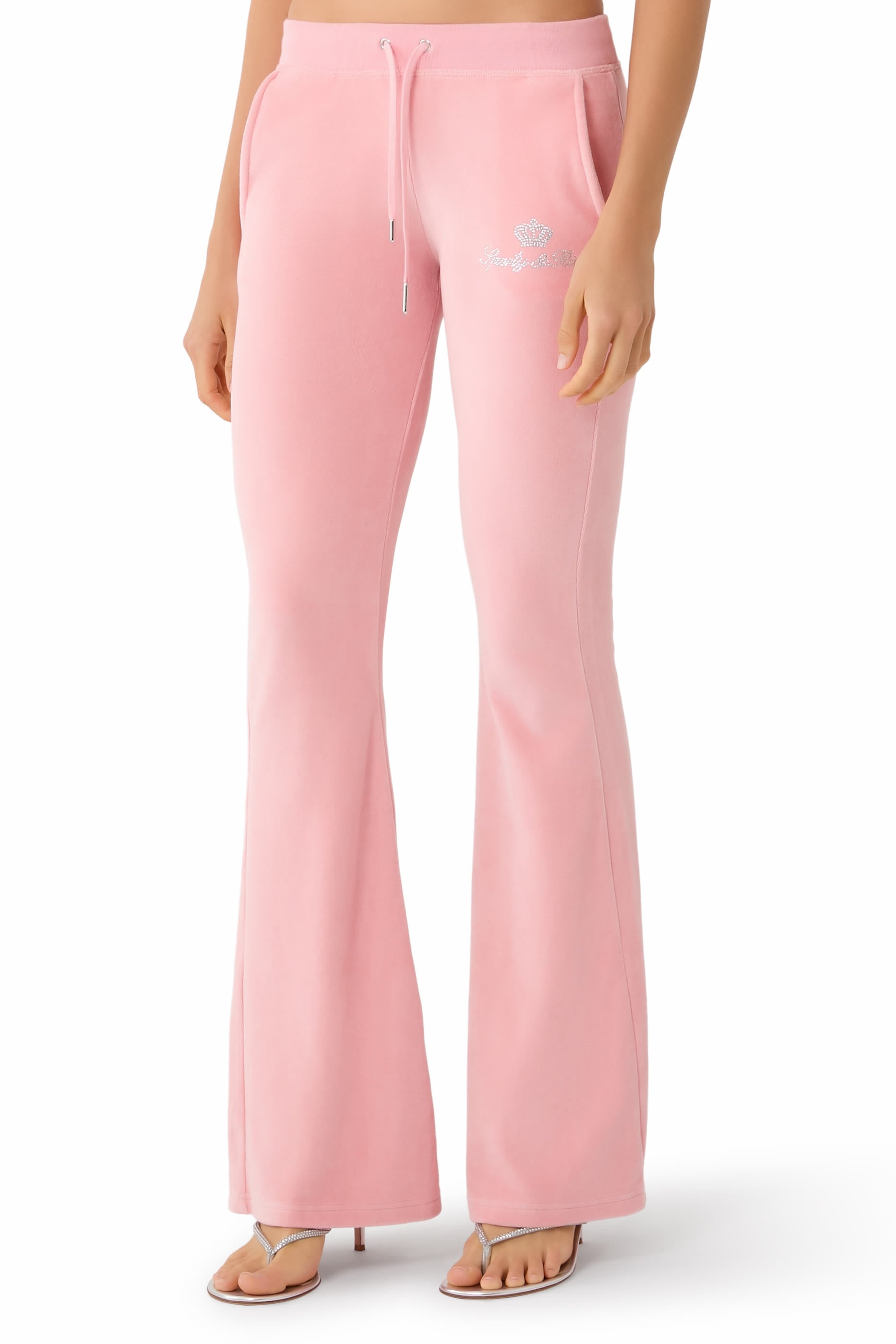Juicy Script Velour Sweatpants