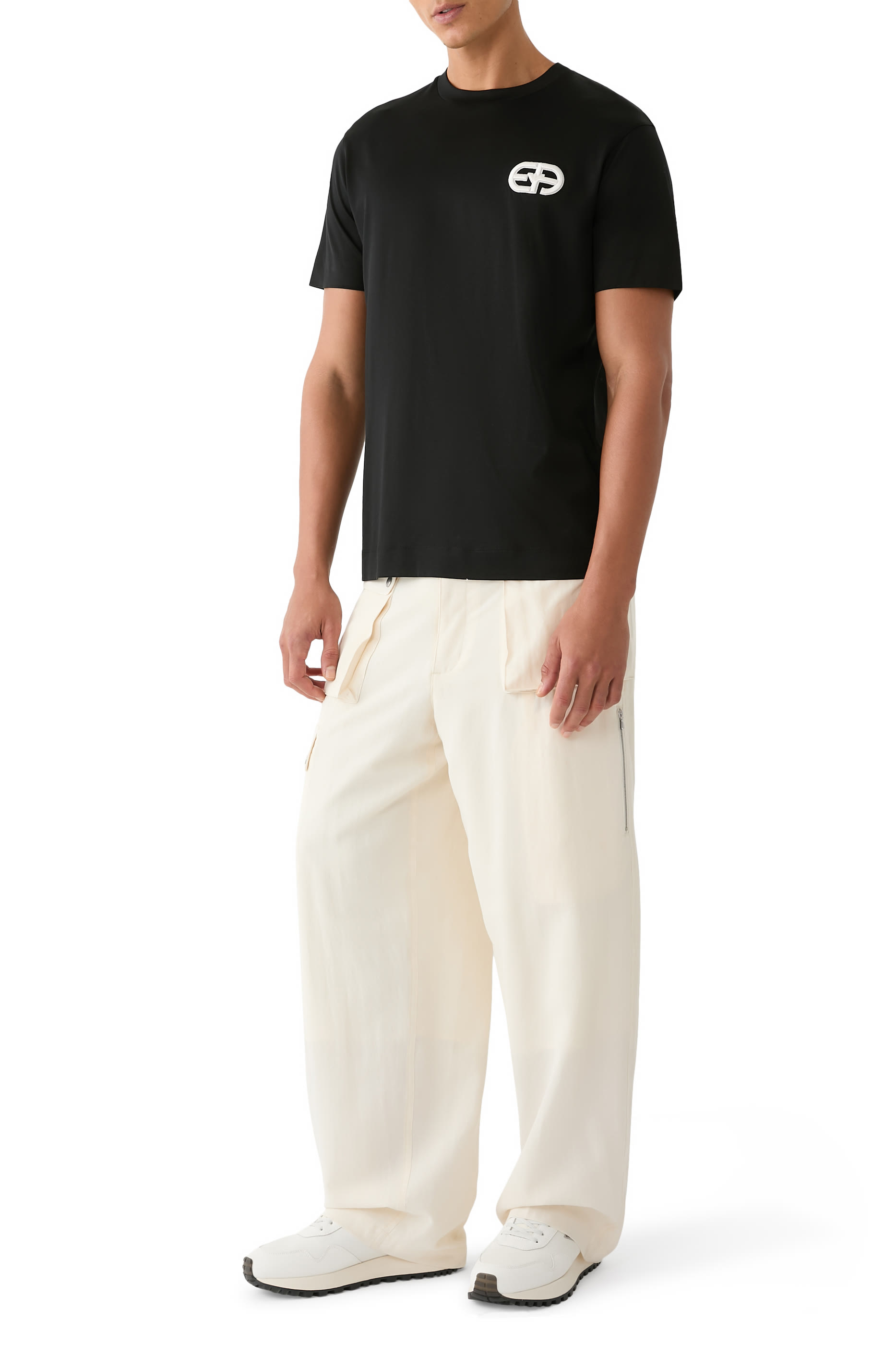 Micro Metal Logo Sneakers