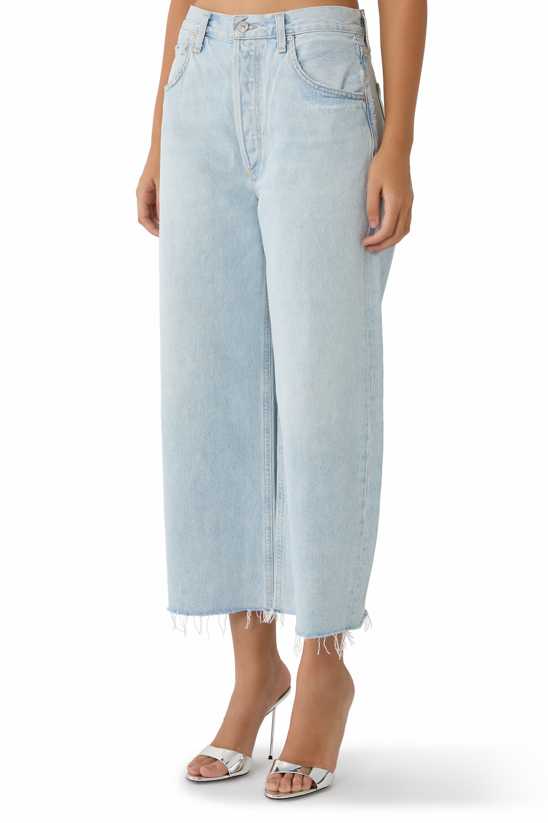 Ayla Raw Hem Crop Pants