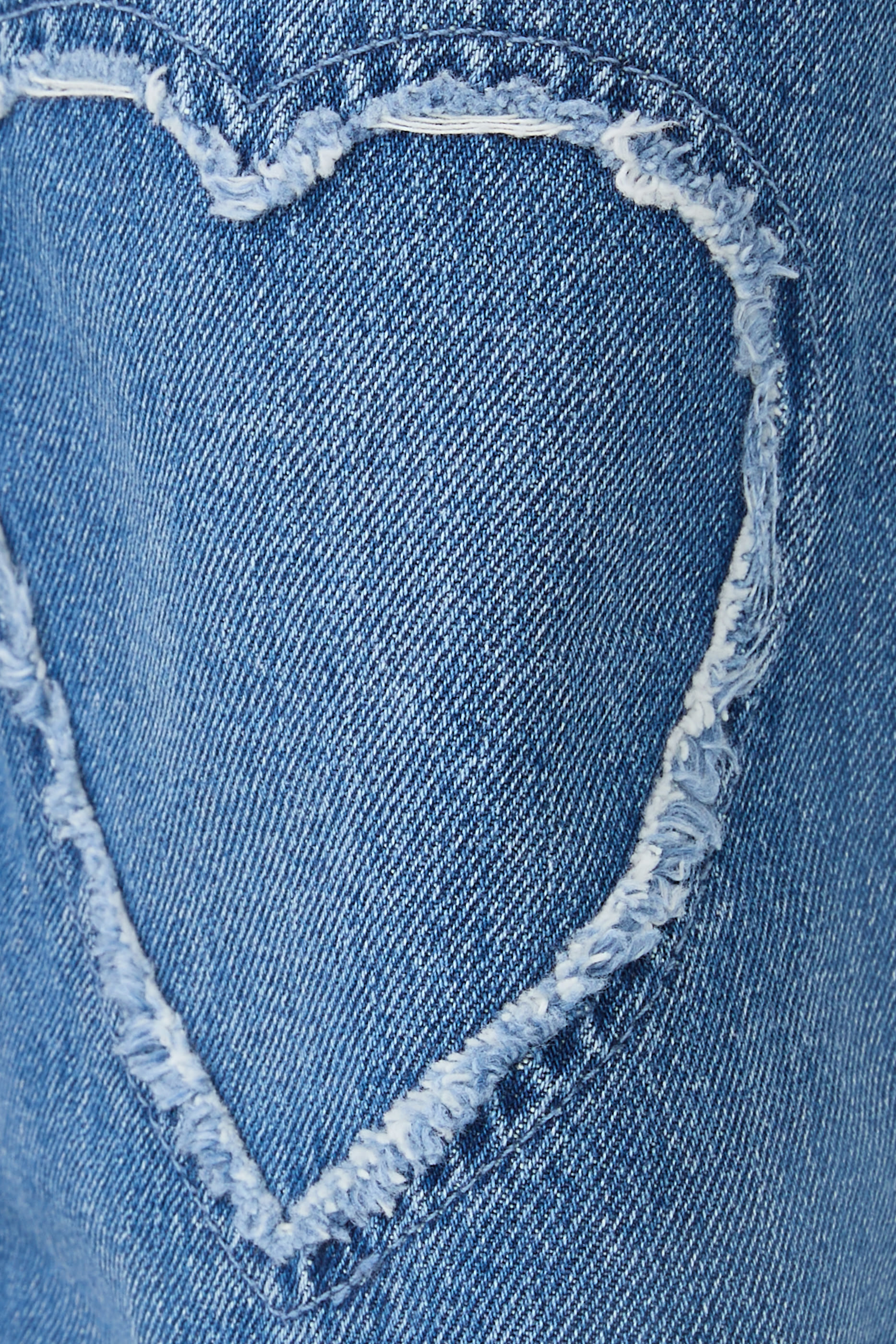 Hearts Denim Straight Jeans