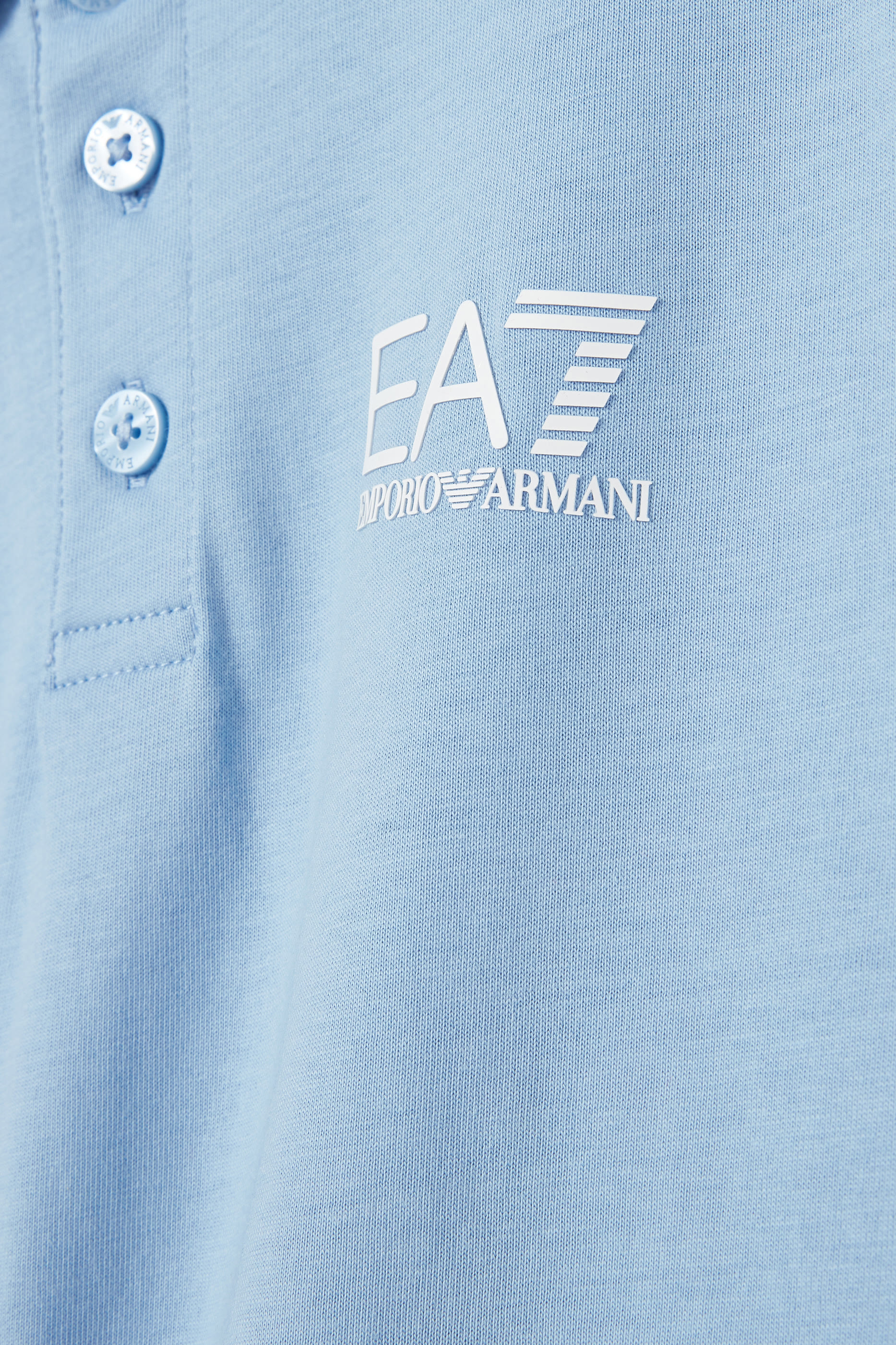Kids EA7 Logo Polo Shirt 