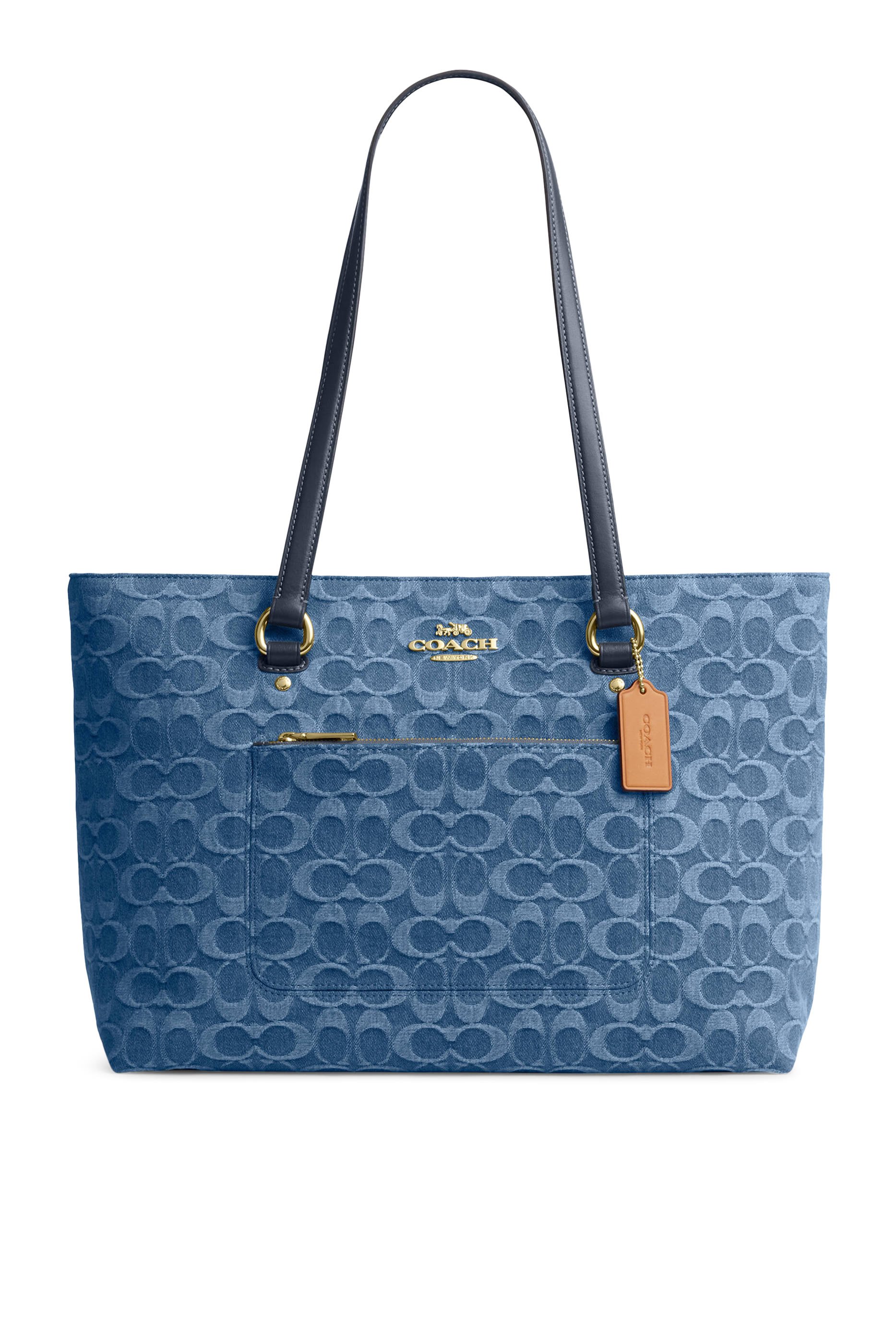 Station Tote Bag in Signature Denim