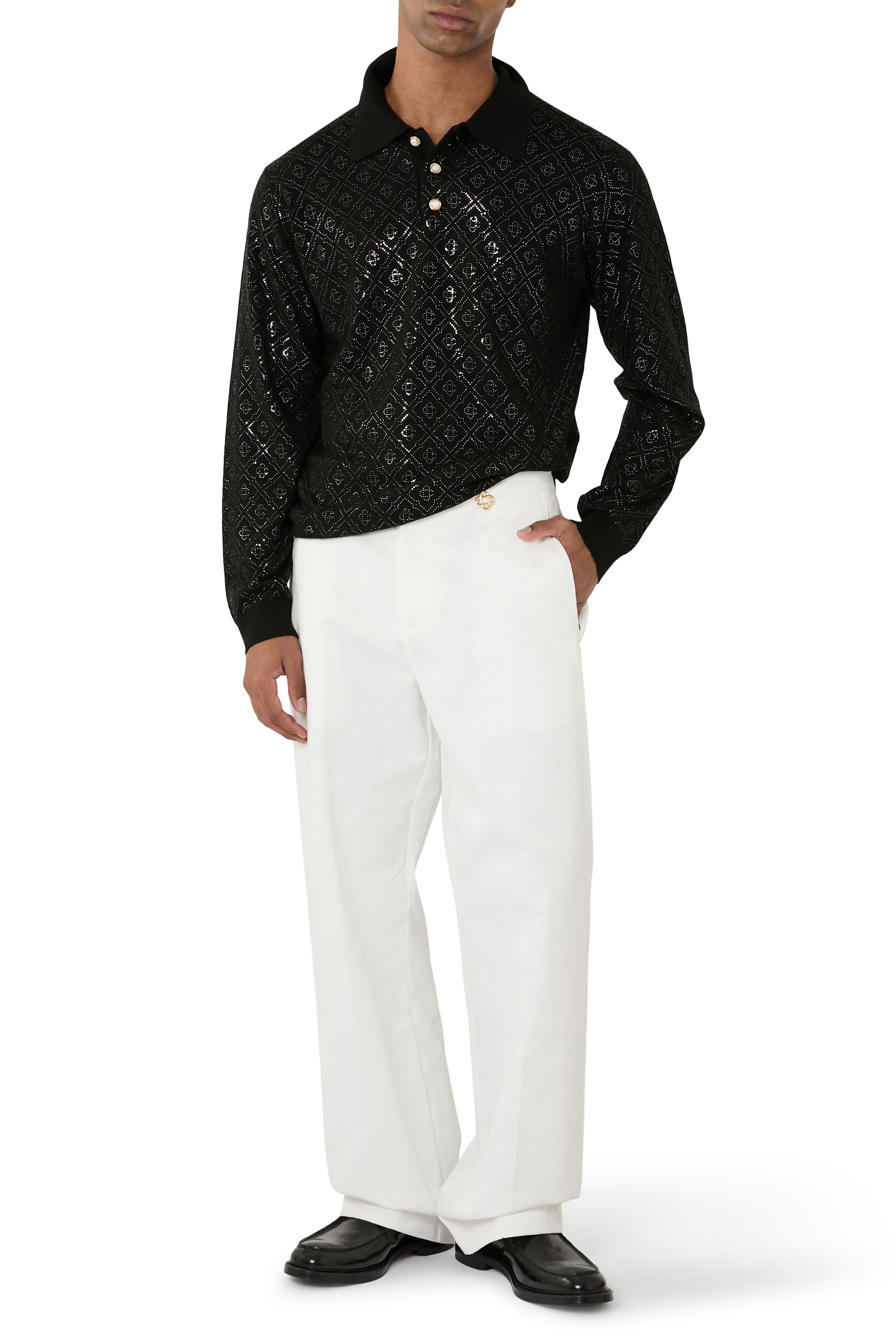 Monogram Chino Trousers