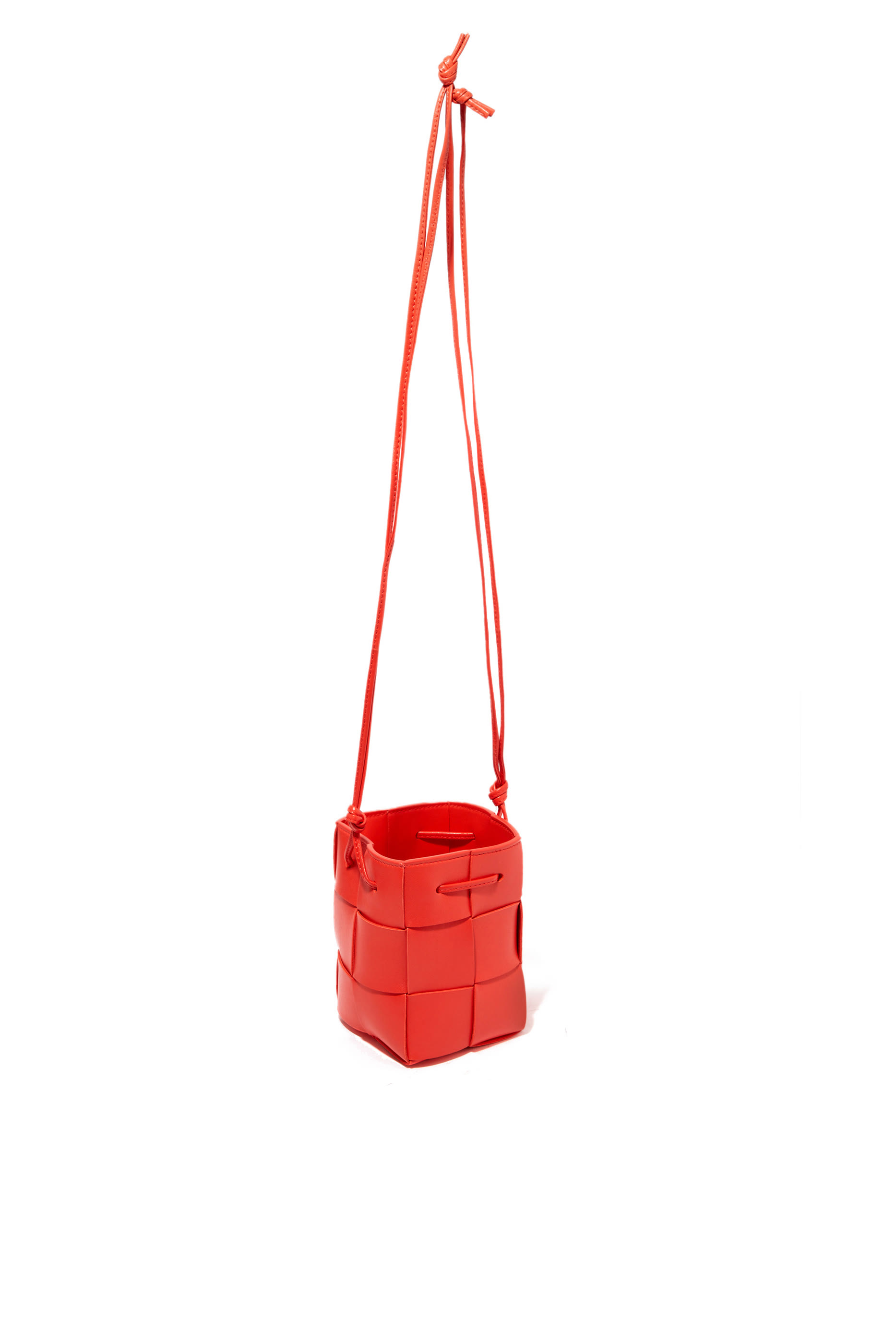 Mini Cassette Cross-Body Bucket Bag
