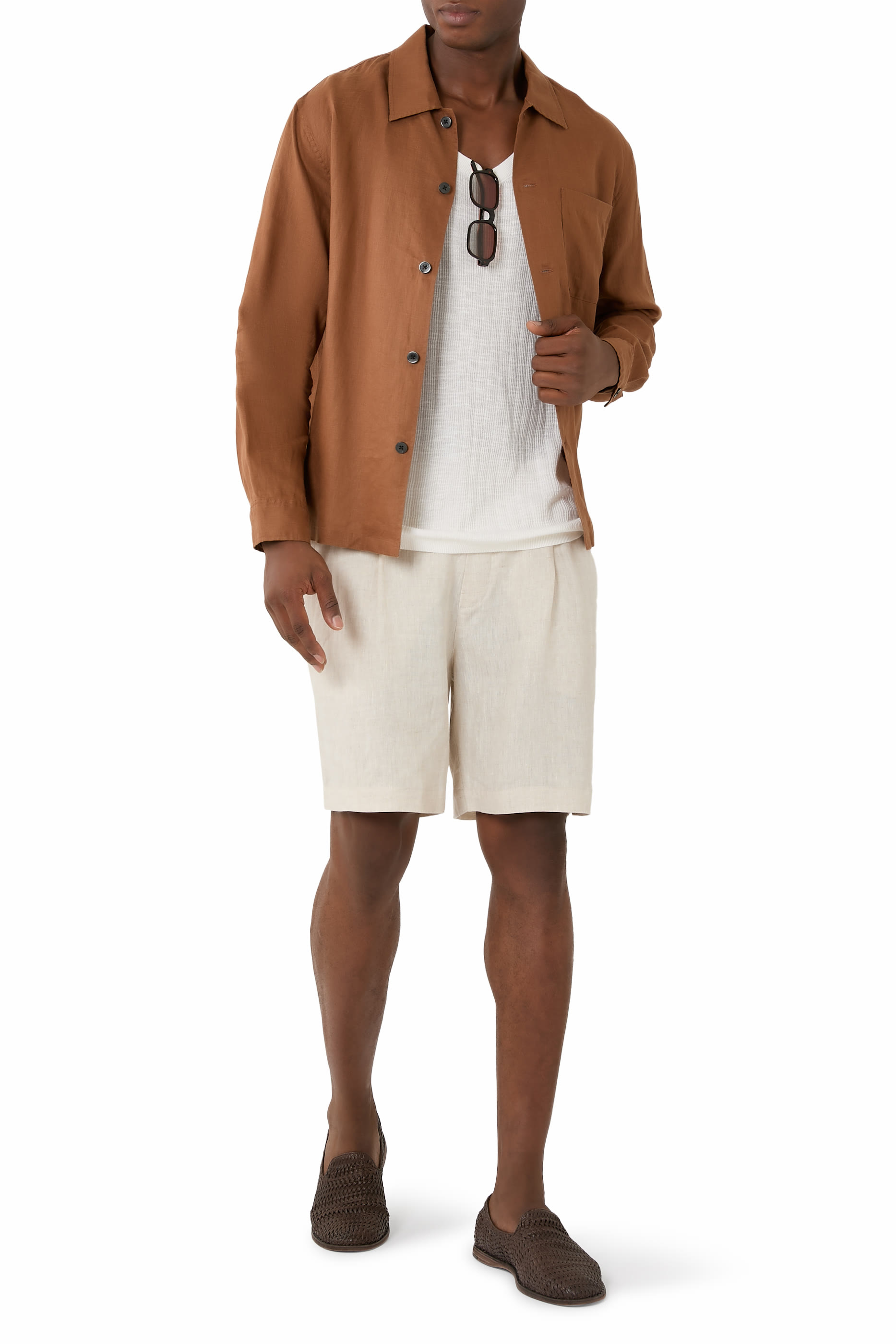 Long Sleeves Shirt in Relaxed Linen