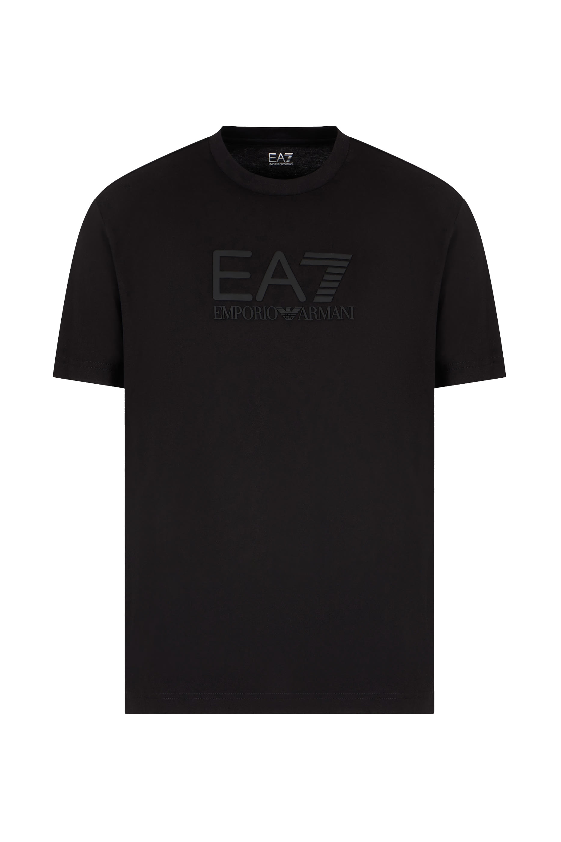 EA7 Logo Cotton T-Shirt