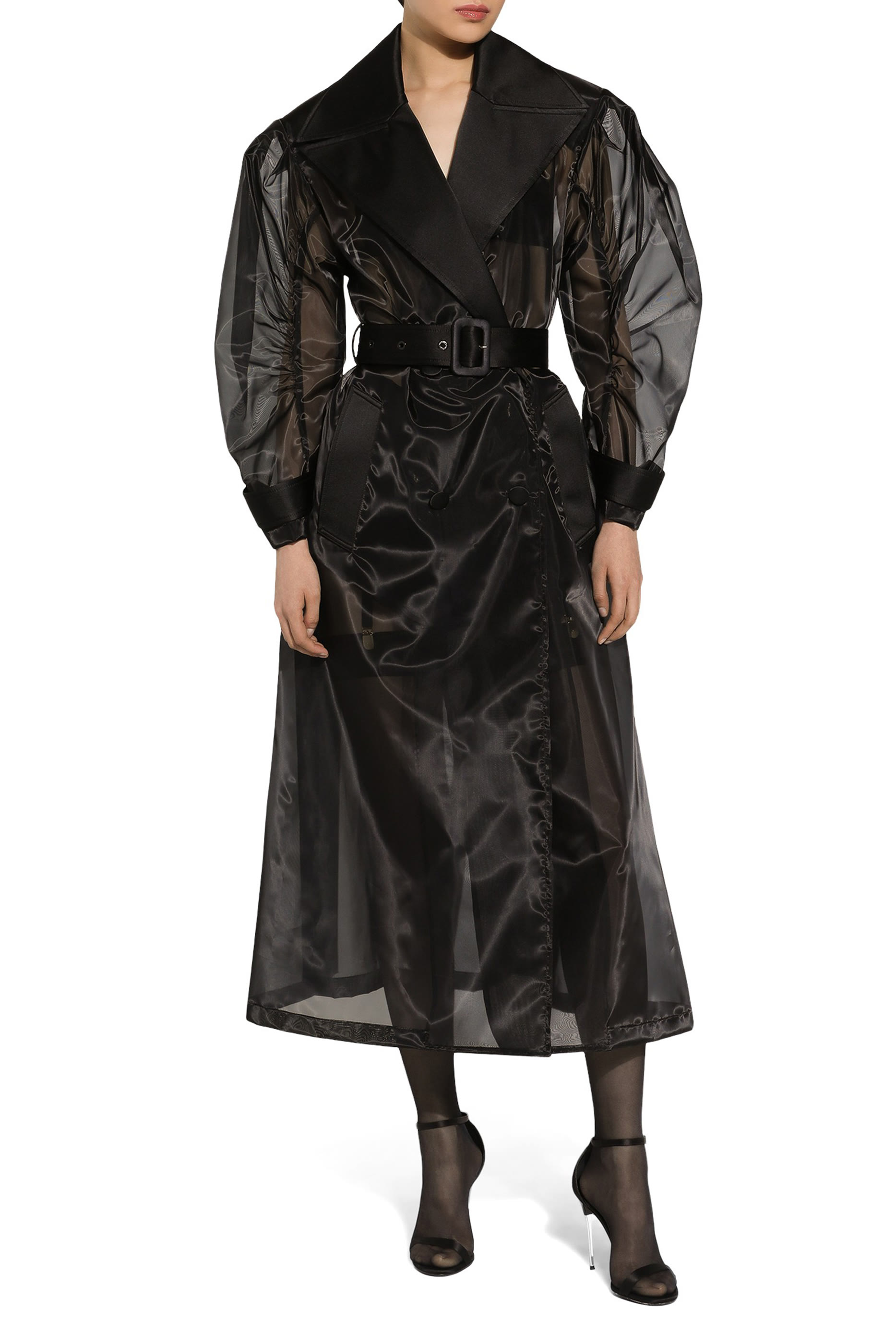 Technical Organza Trench Coat