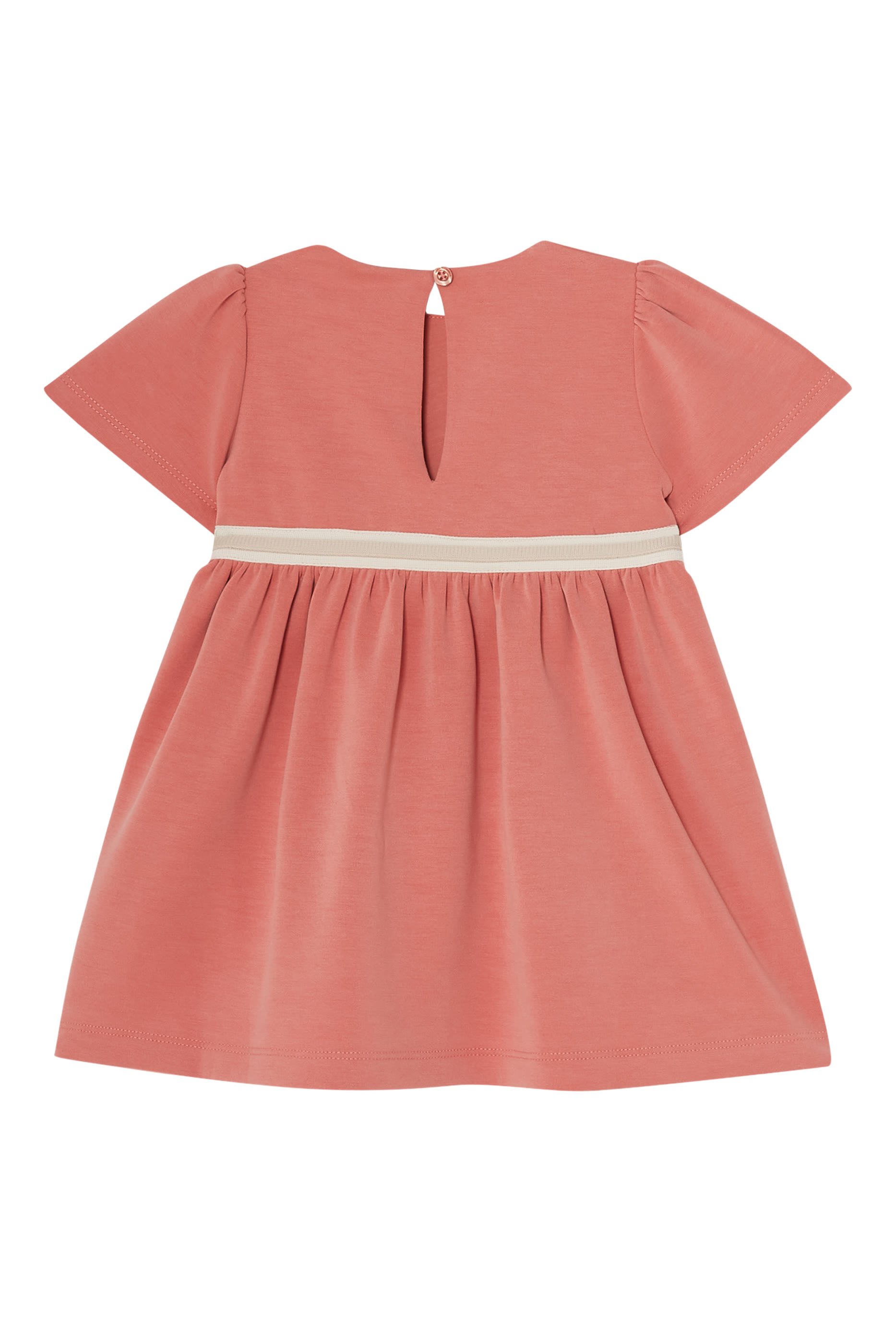 Kids Micro Eagle Logo Flared Dress