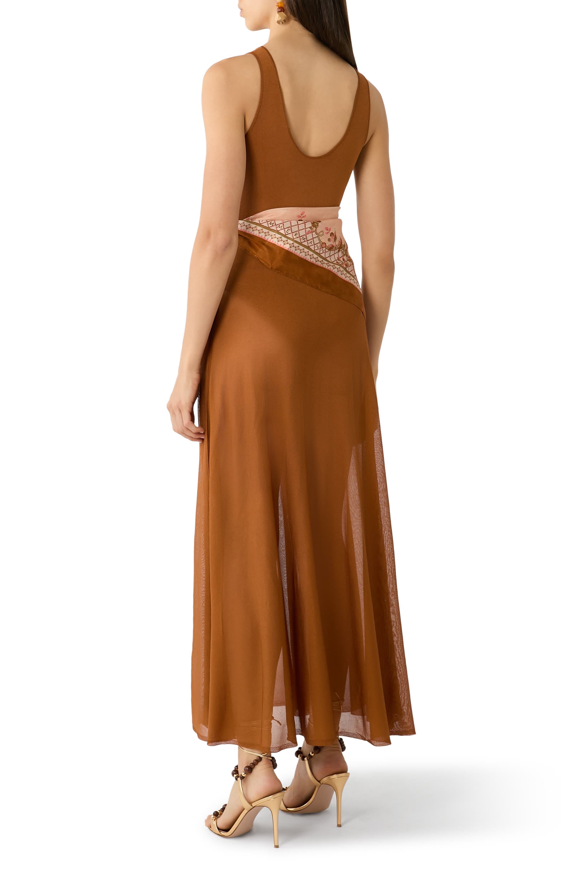 Aster Scarf Maxi Dress