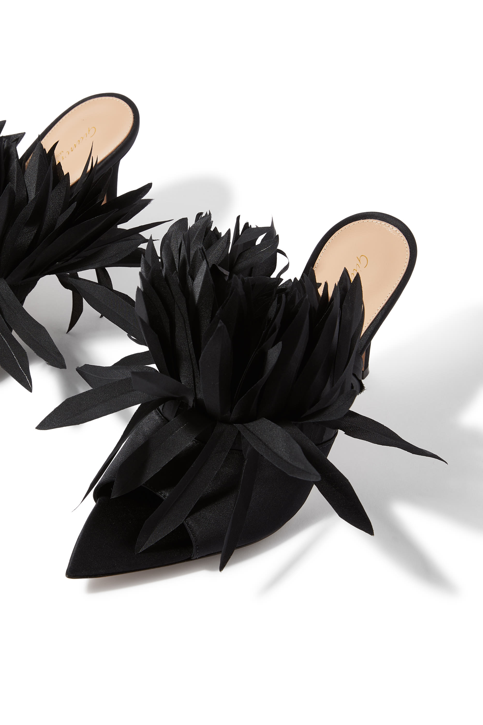 Daniah 85 Suede Flower Mules