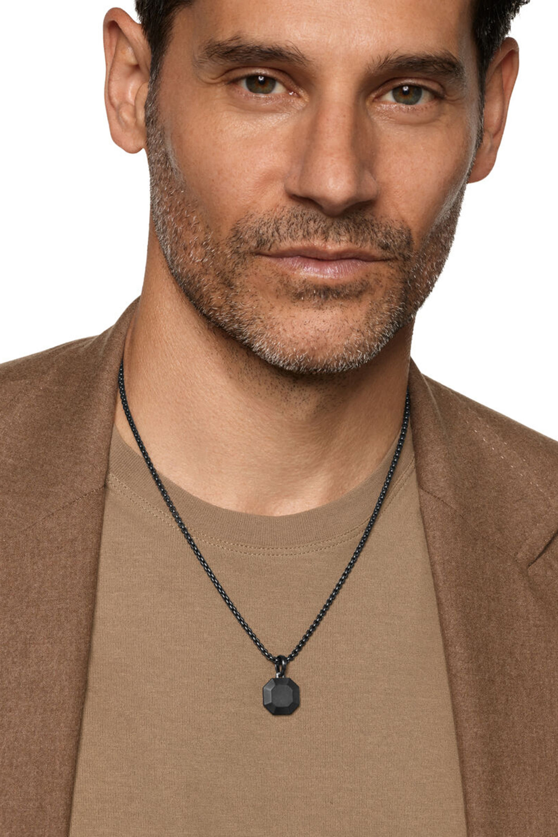 Faceted Stone Amulet, Titanium