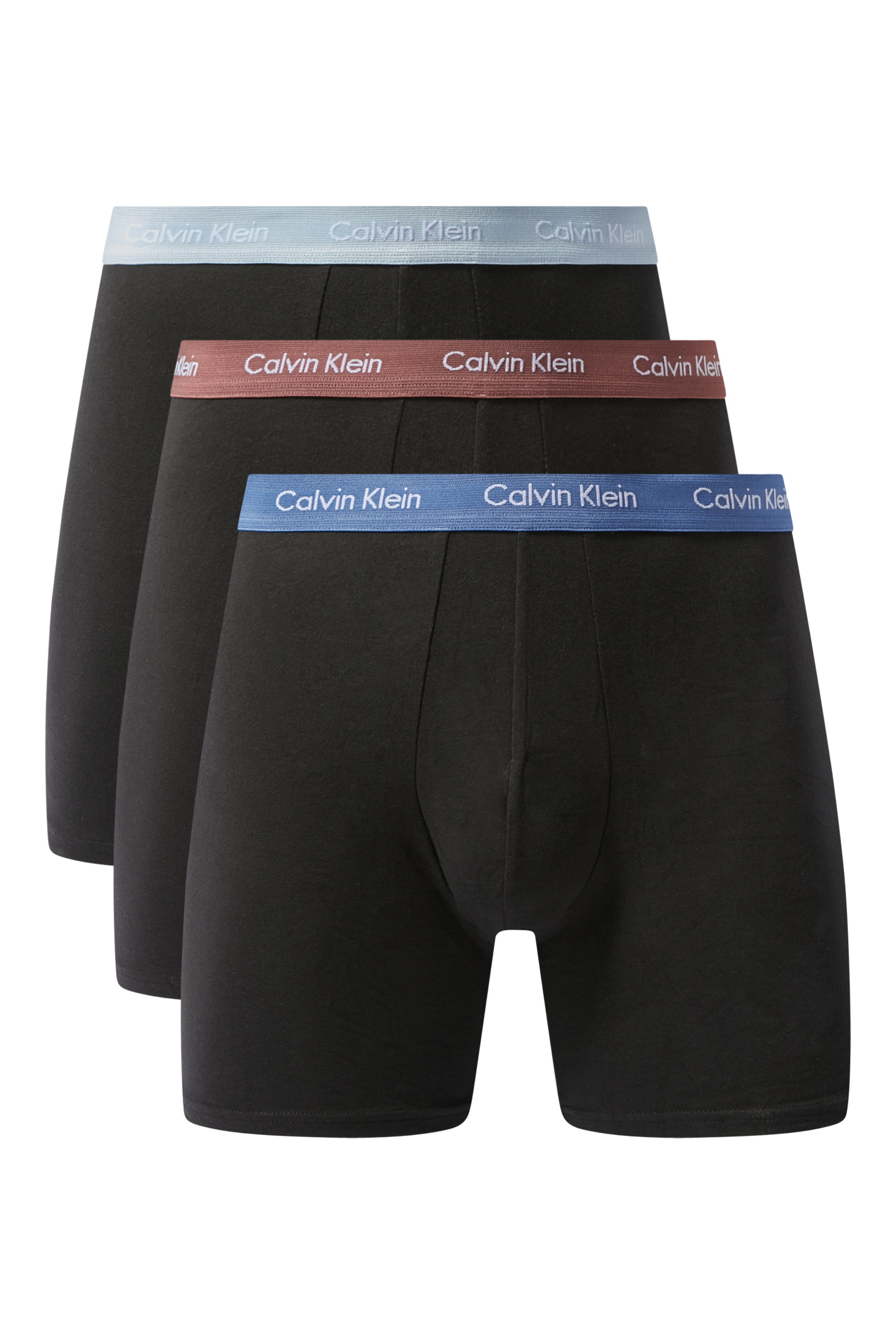 Cotton Stretch Boxer Briefs, Set of 3