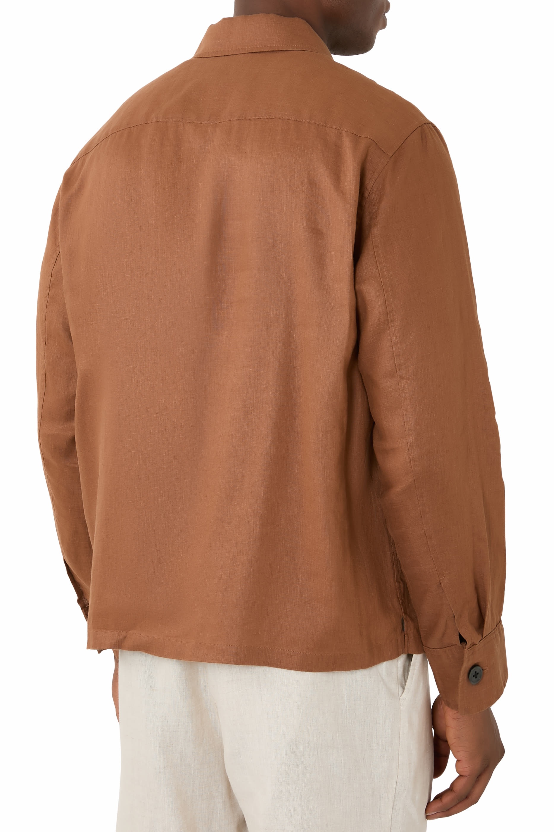 Long Sleeves Shirt in Relaxed Linen