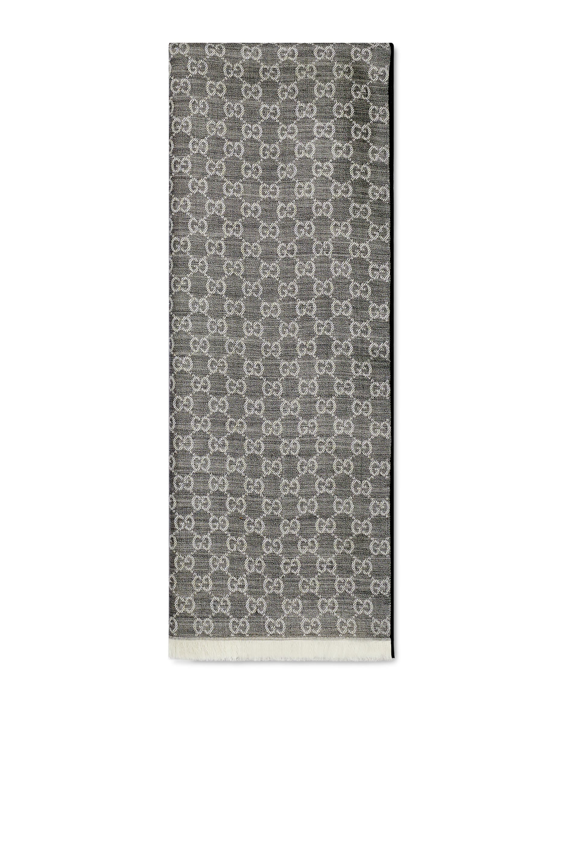 GG Wool Silk Jacquard Stole