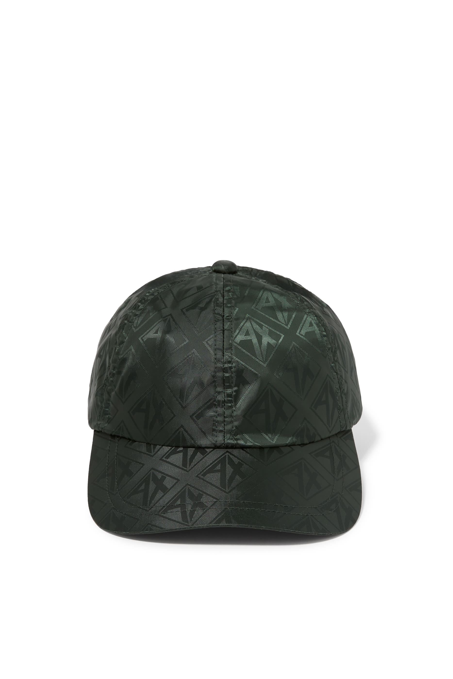 Logo Satin Fabric Visor Hat