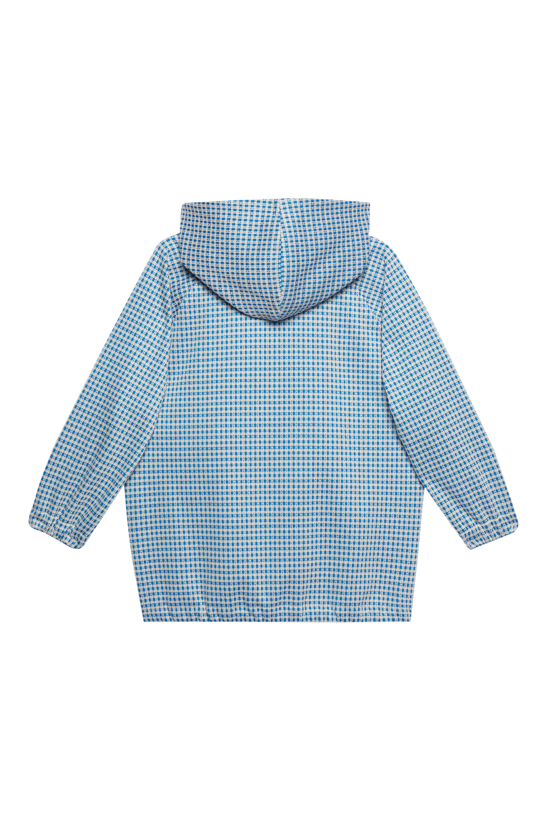Kids Gingham Jersey Web Jacket