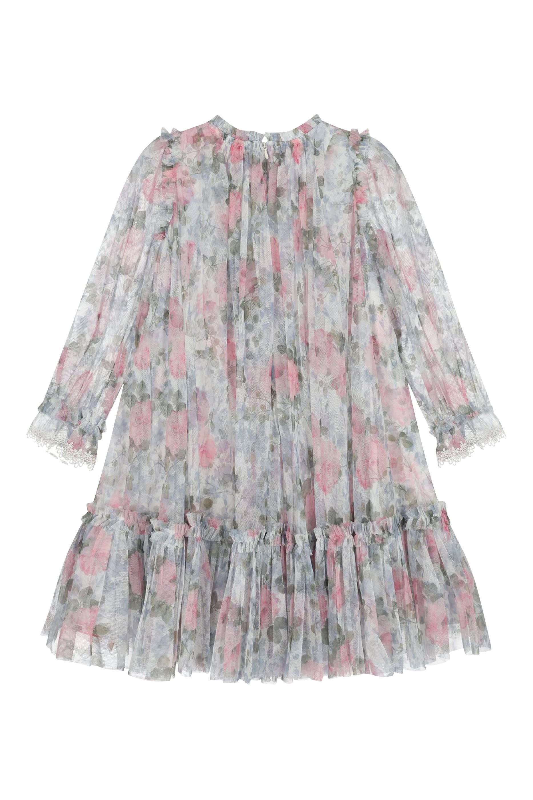 Kids Camille&rsquo;s Garden Long Sleeve Dress 