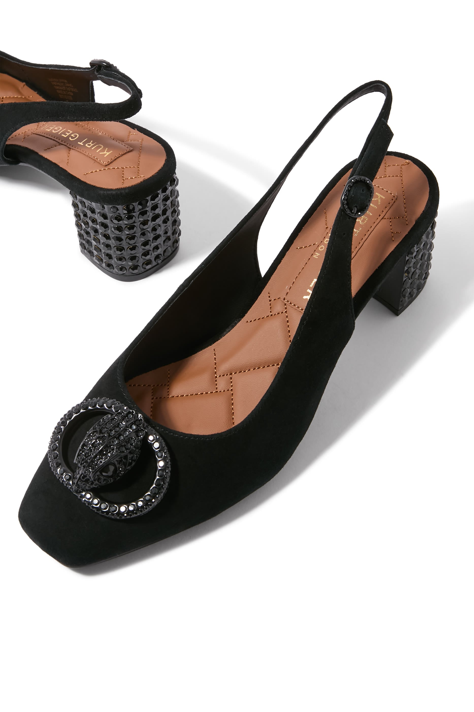Chelsea 60 Block Slingback Heels