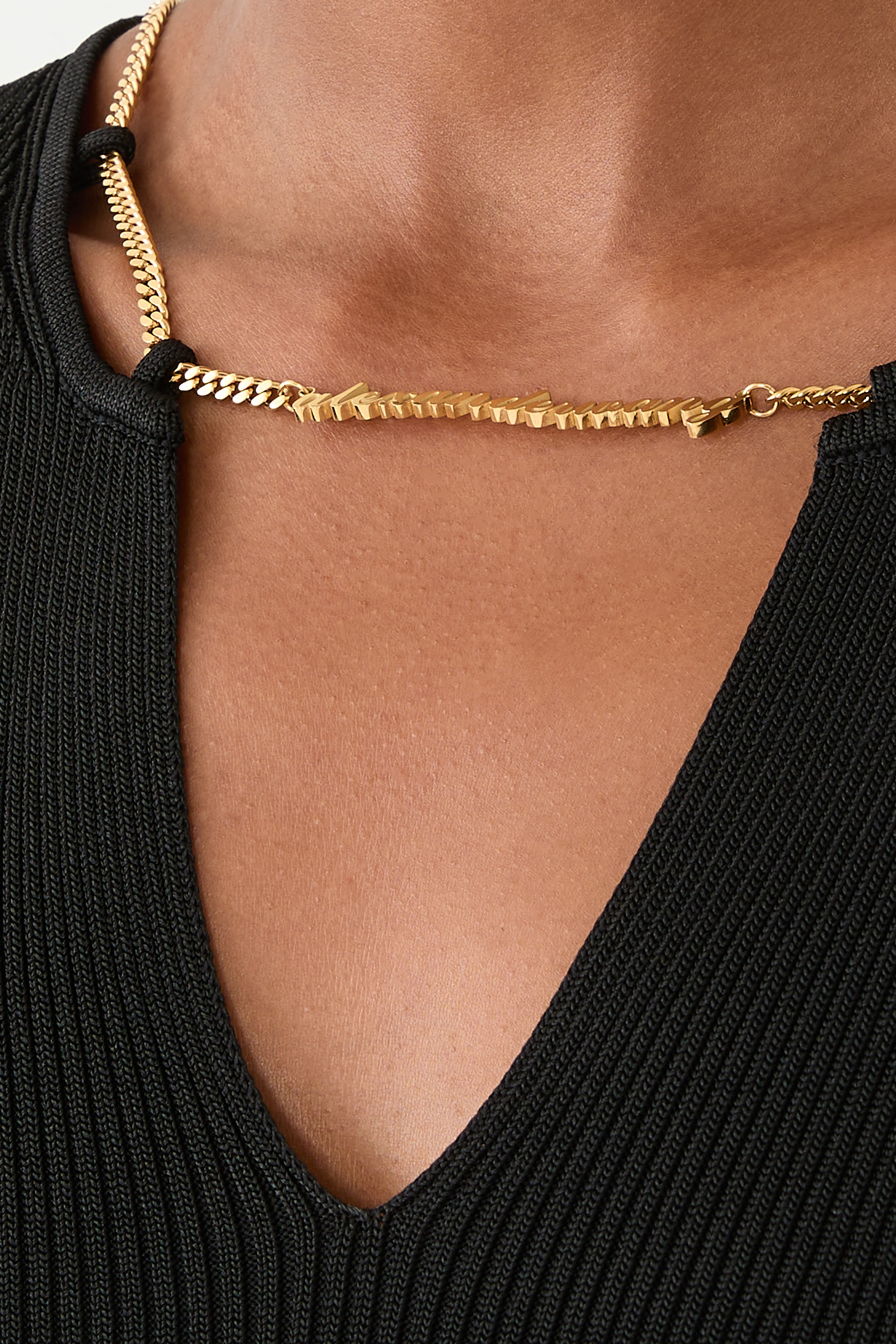 Logo Nameplate Dress