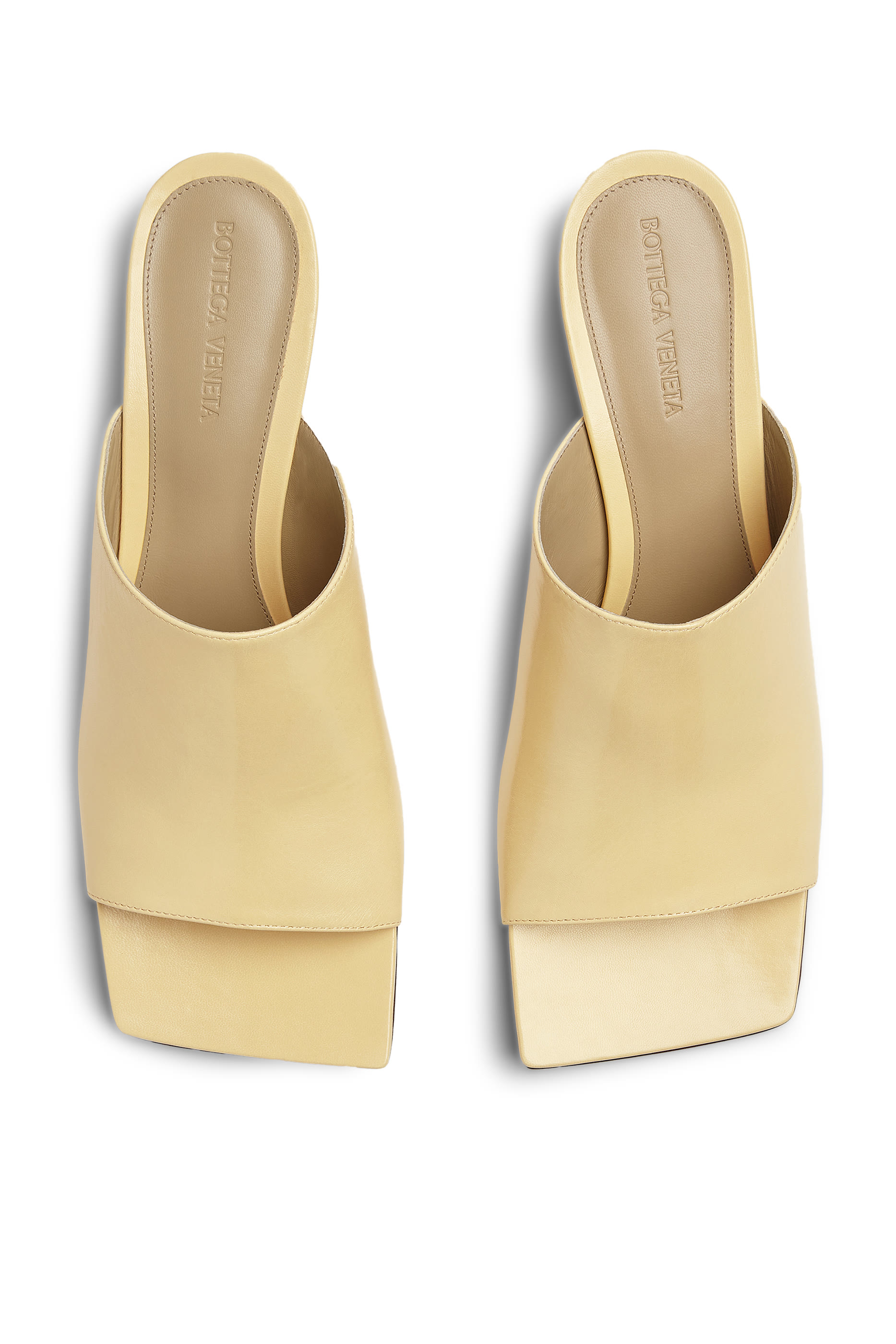 Stretch Leather Mules