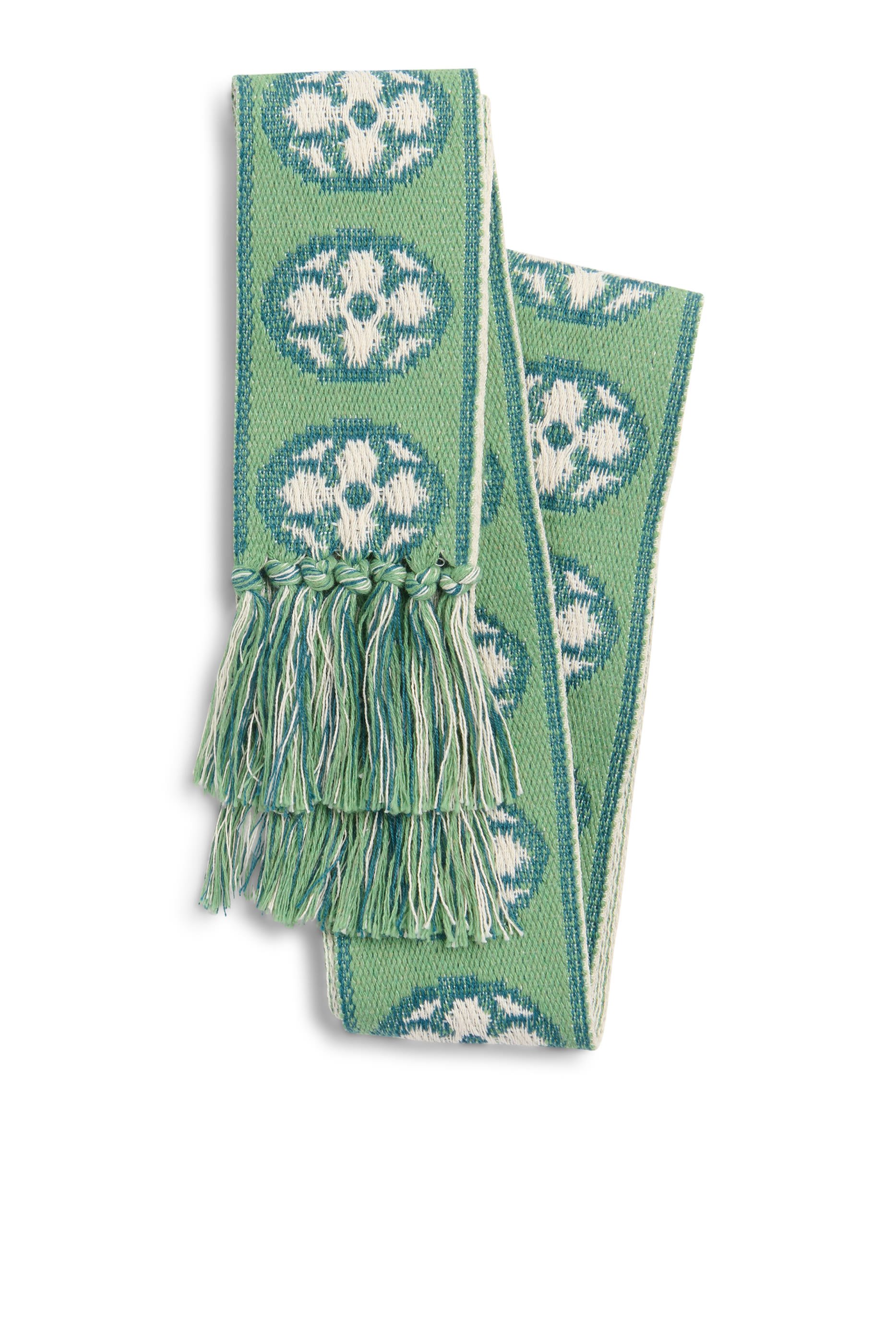 Antibes Cotton Scarf with Fringe