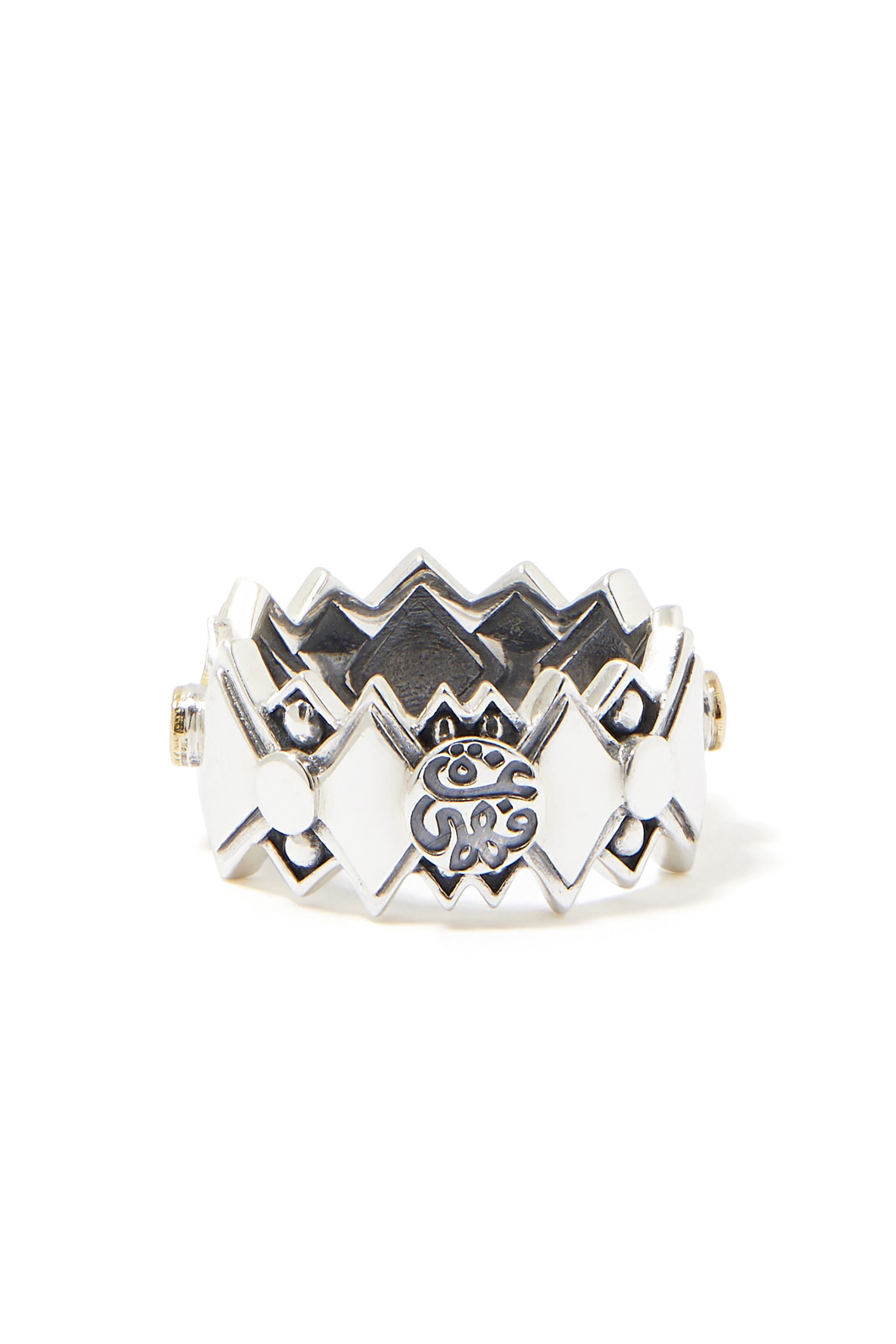 Beloved Band, 18k Yellow Gold with Rhodolite & Diamonds