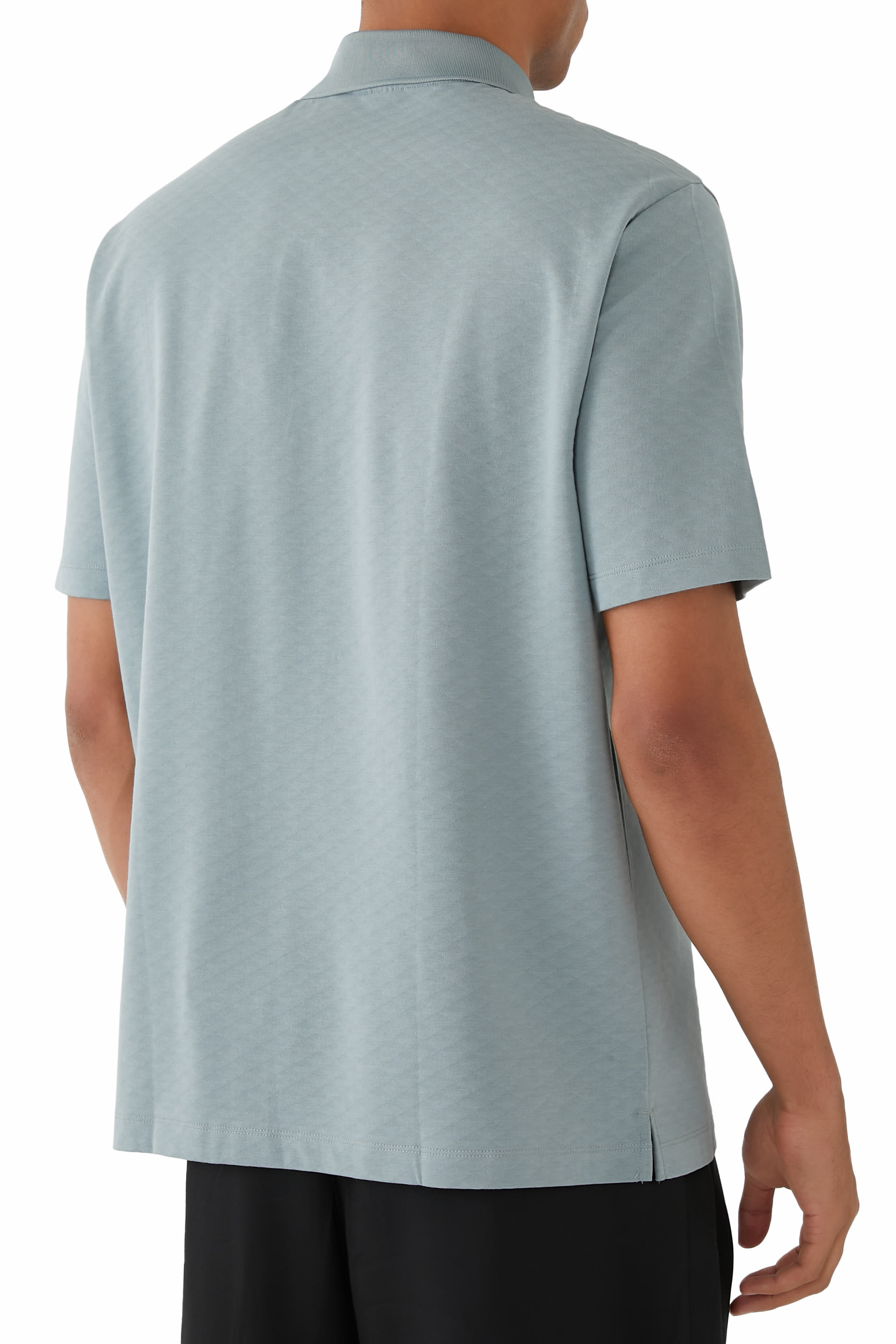 Polo with All Over Embroidery