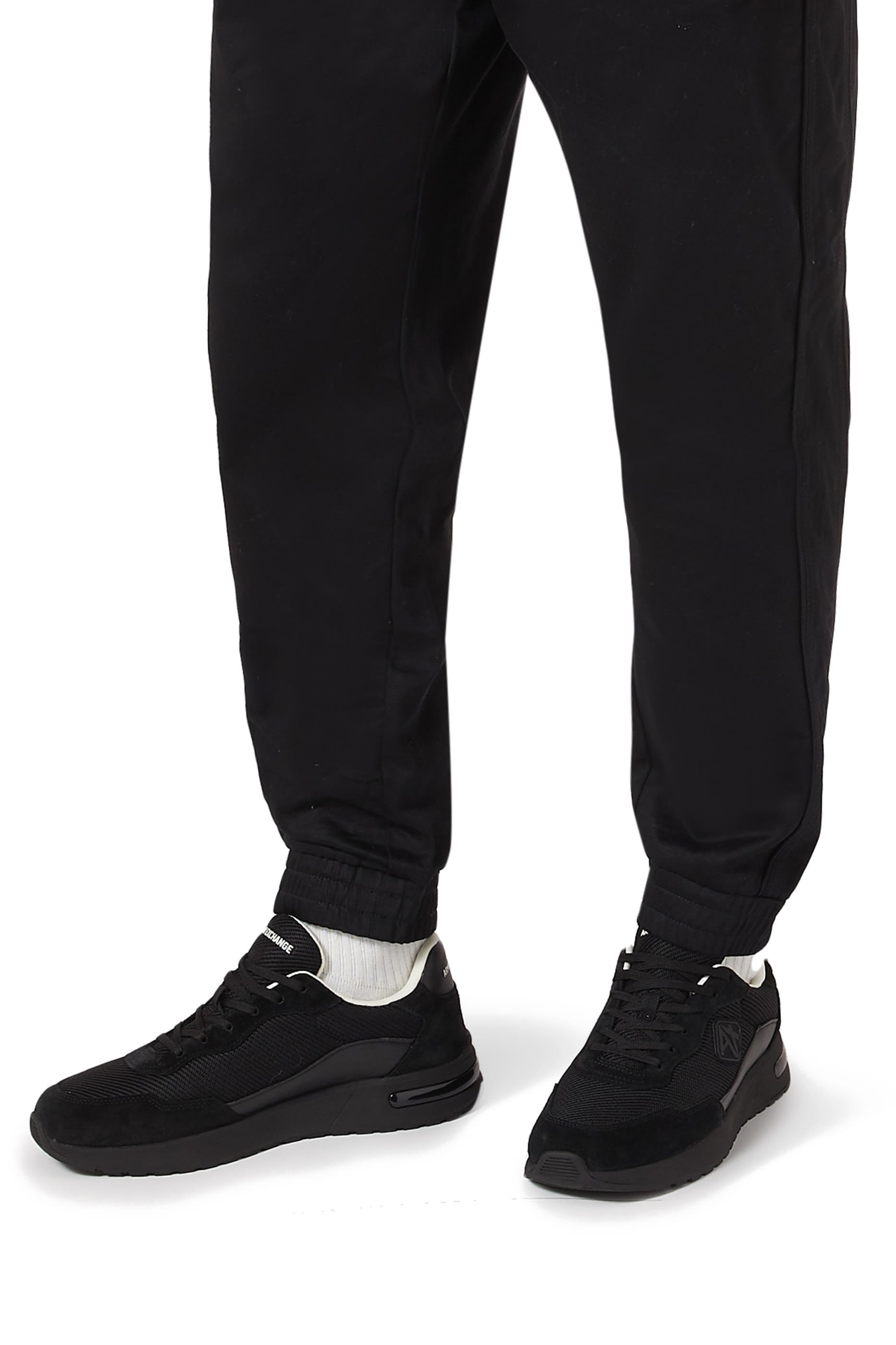 Rubber Logo Mesh Sneakers