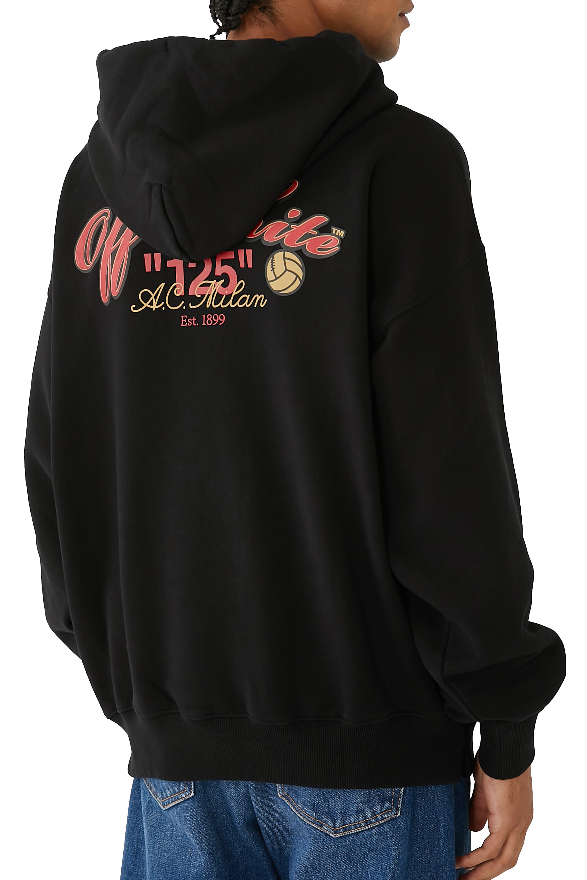 OW x A.C Milan Jersey Hoodie