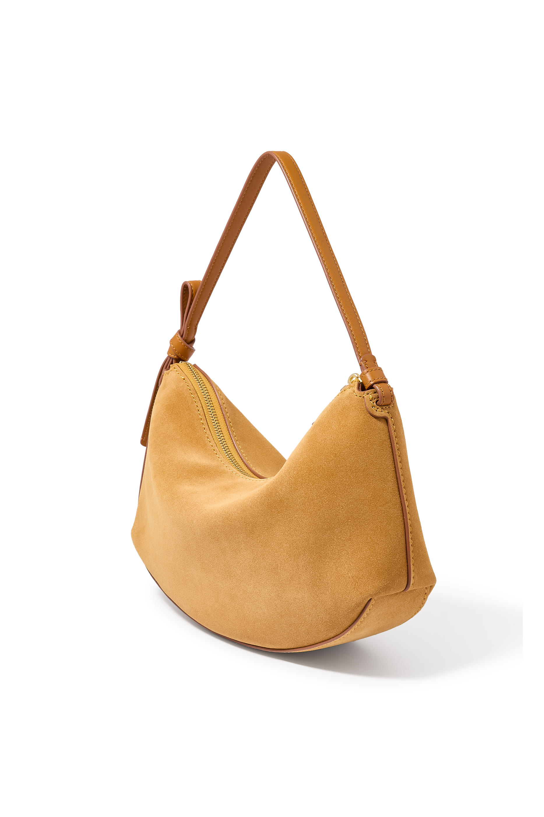 Loop Suede Shoulder Bag