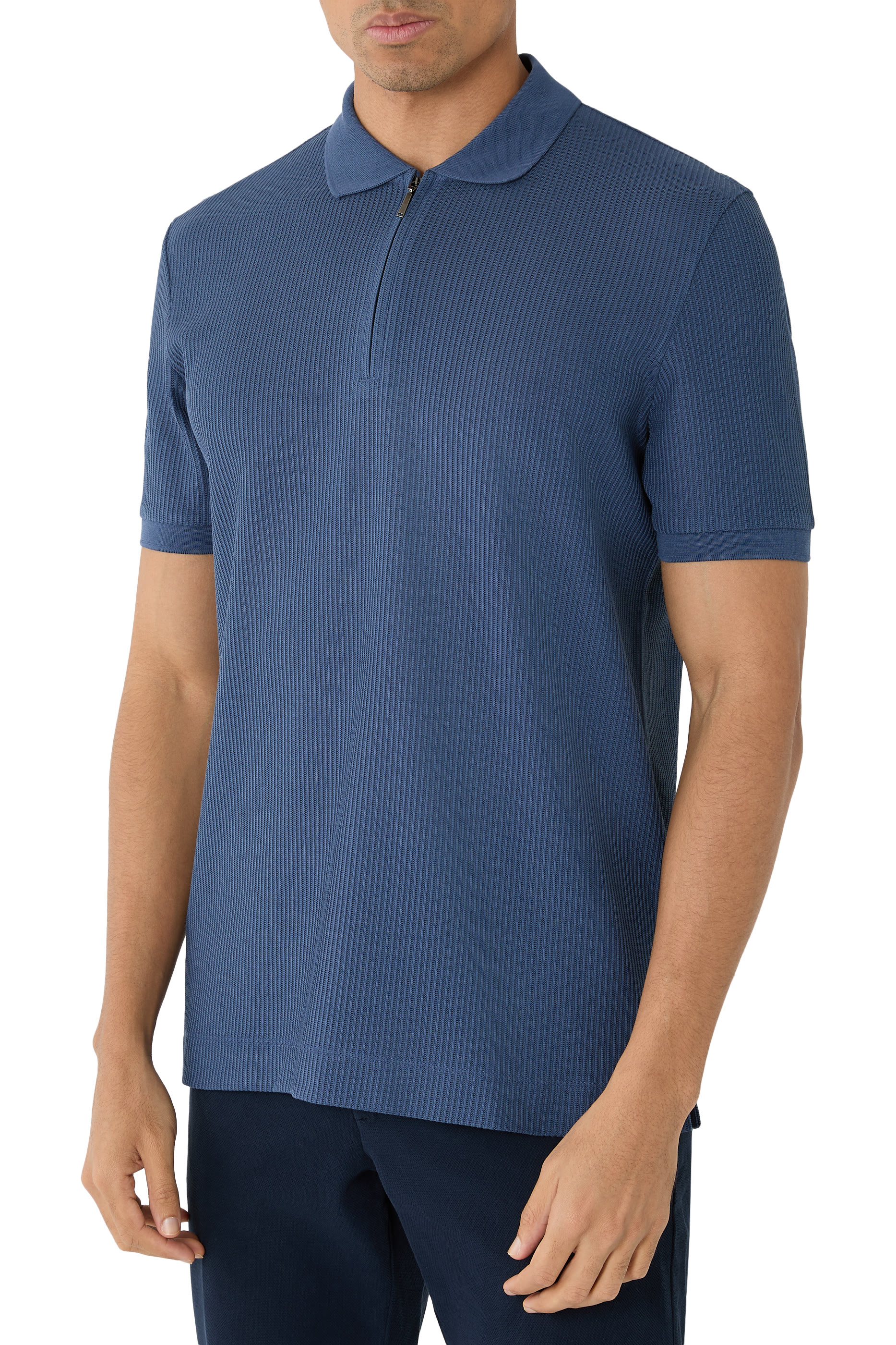  Structured-Cotton Polo Shirt
