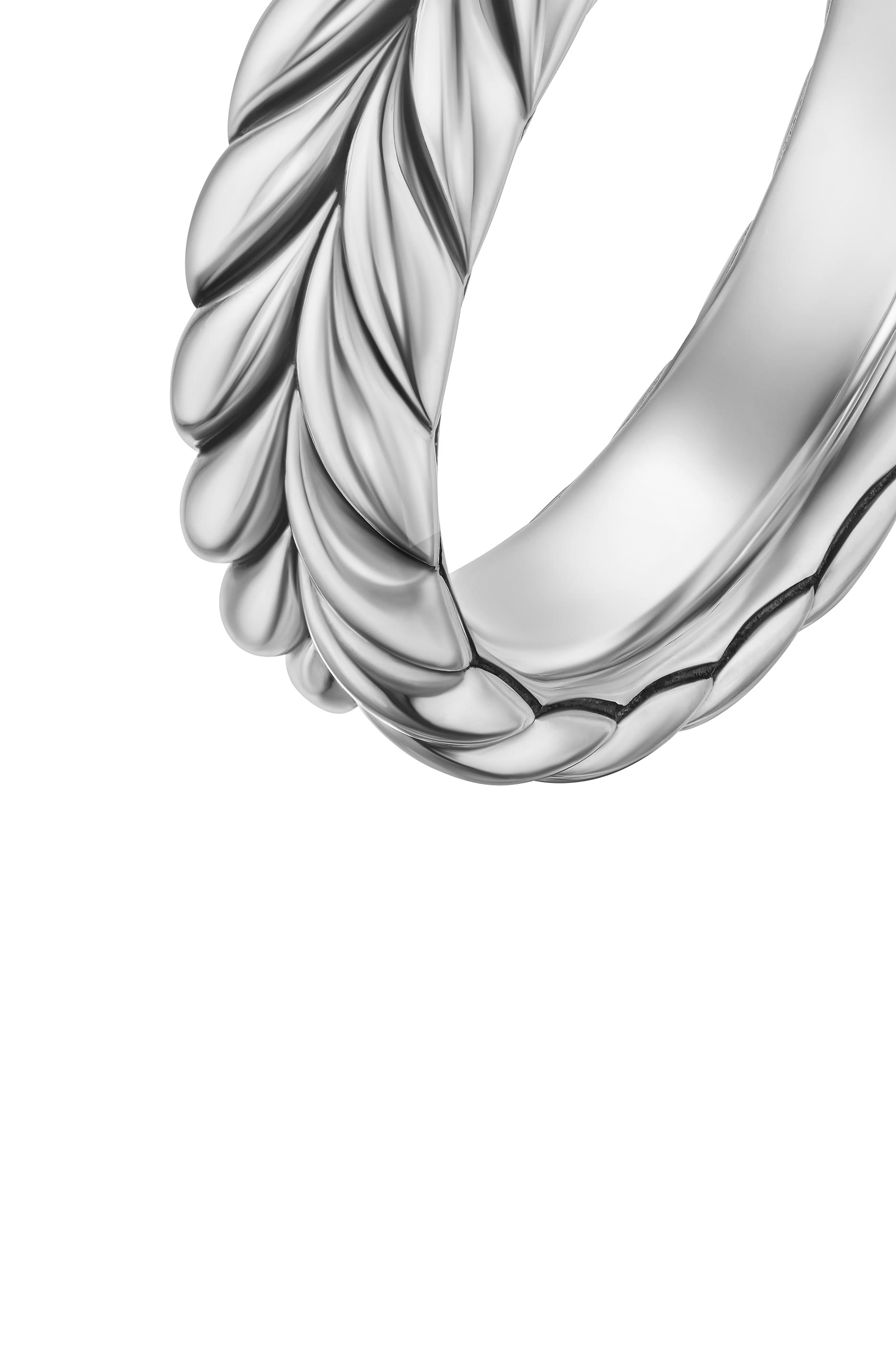 Chevron Band Ring, Sterling Silver